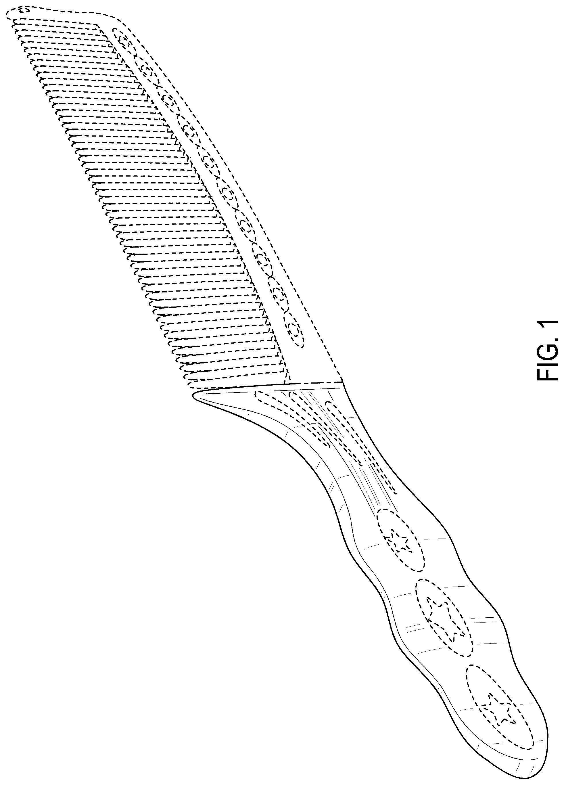 Patent USD1078161 Figure 1 – Comb