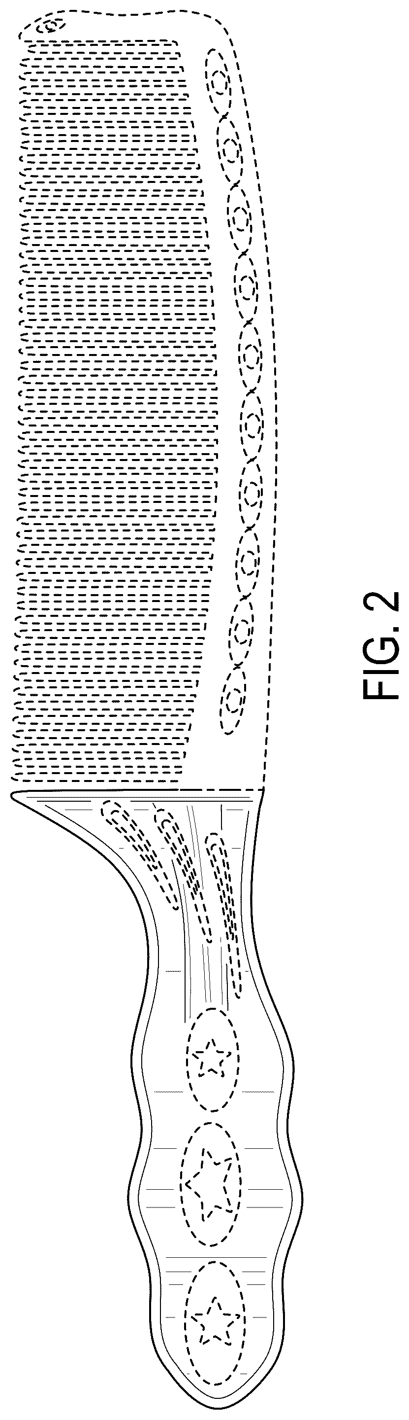 Patent USD1078161 Figure 2 – Comb