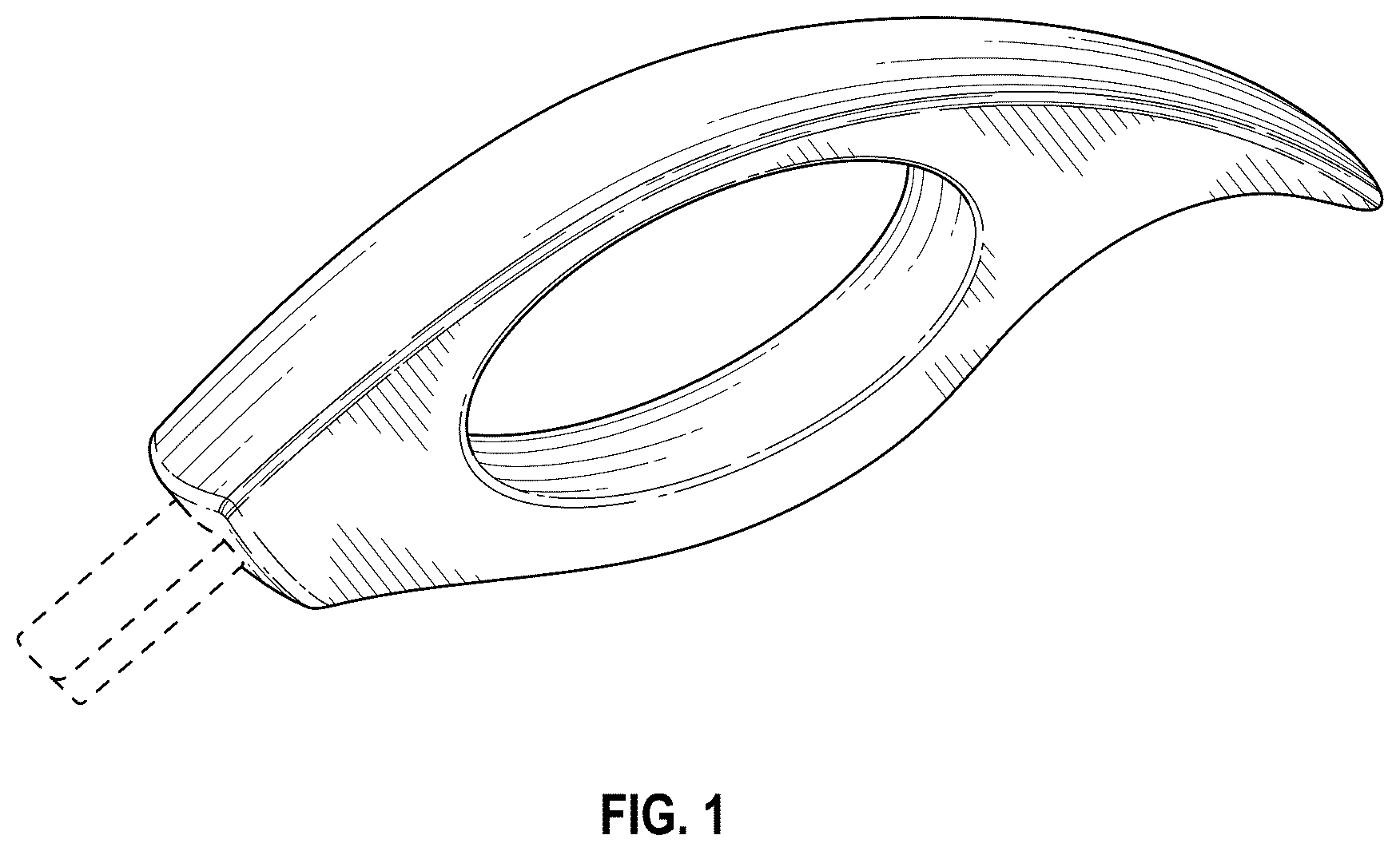 Patent USD1078163 — Razor handle — Figure 1
