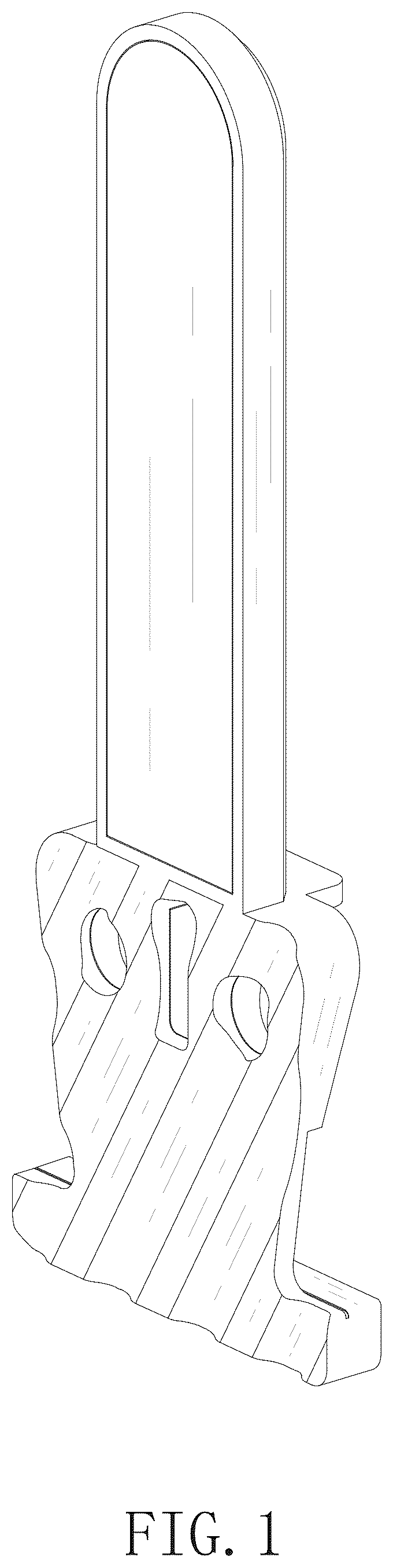 Patent USD1078165 Figure 1 – Blade setter for barber tool