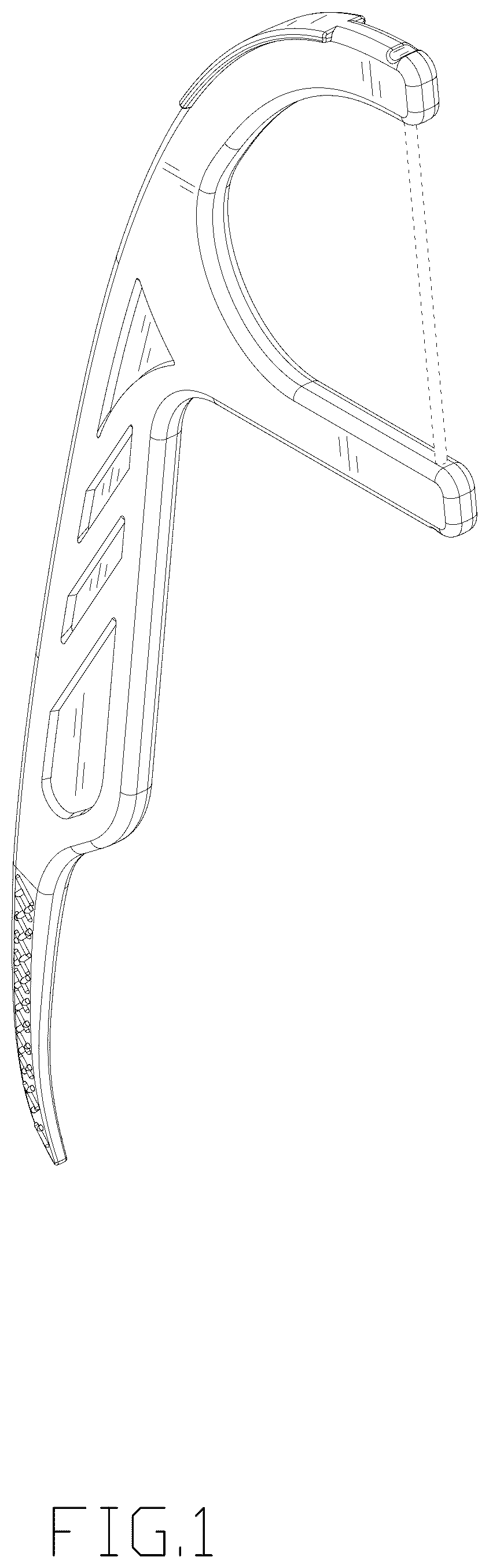 Patent USD1078168 — Floss pick — Figure 1