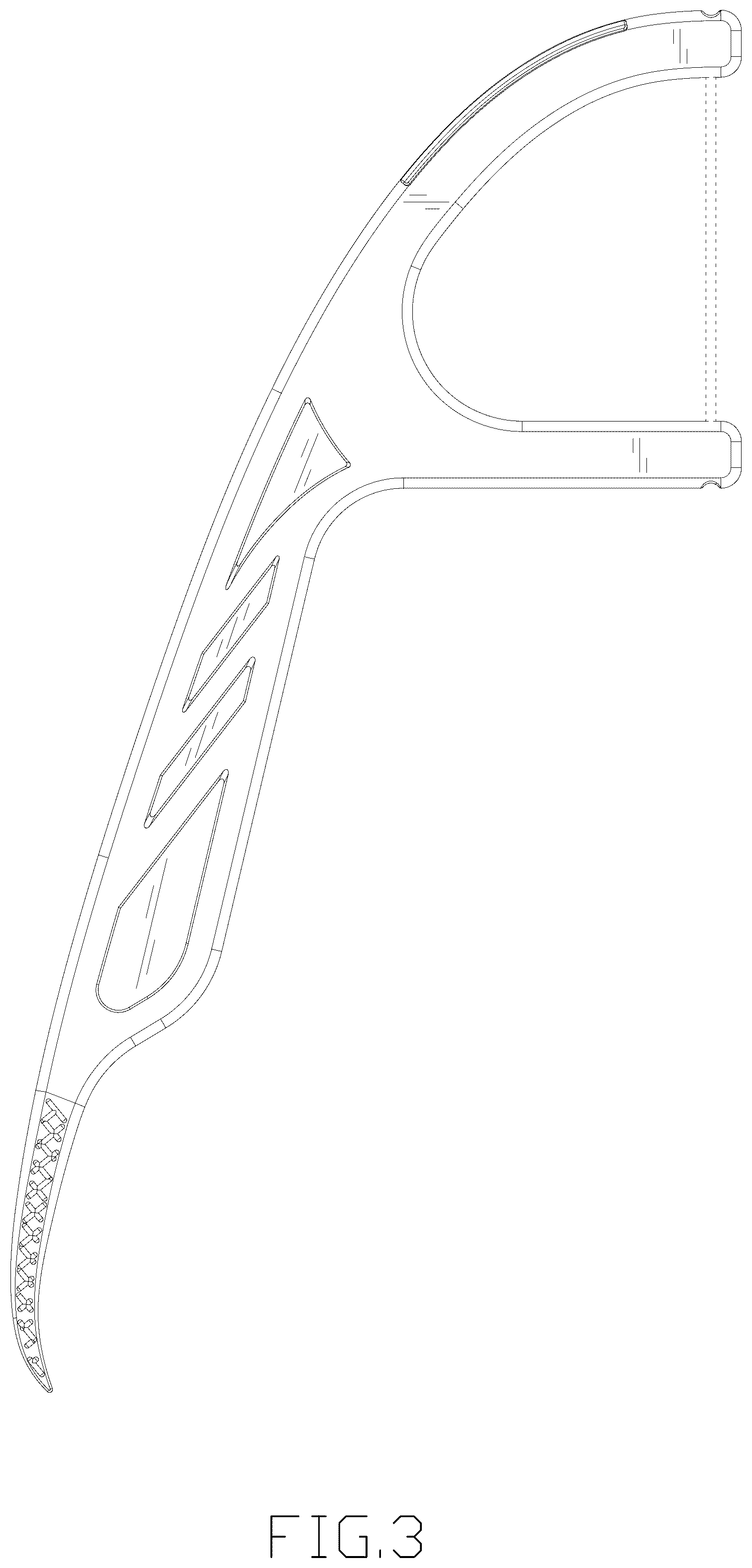 Patent USD1078168 Figure 3 – Floss pick