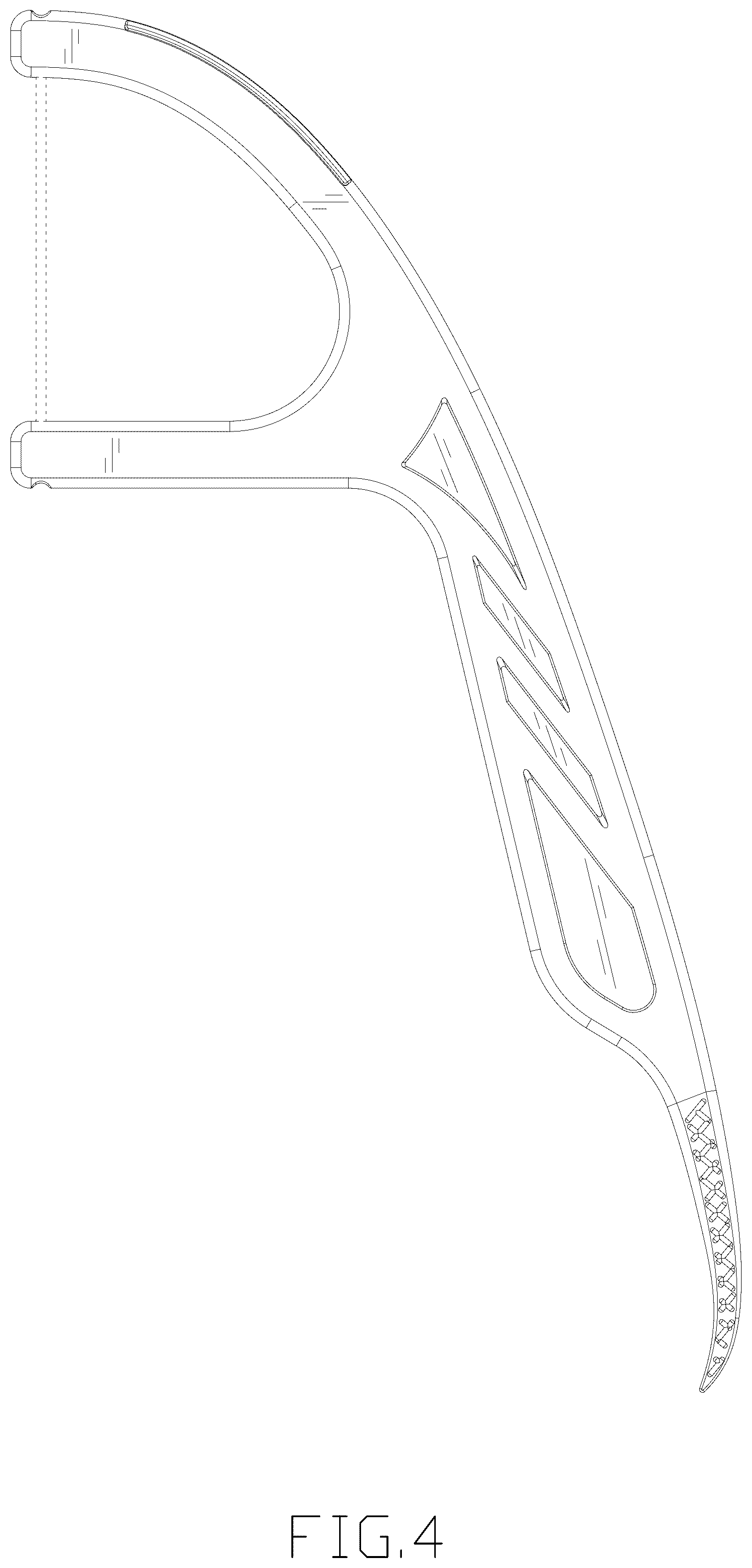 Patent USD1078168 Figure 4 – Floss pick