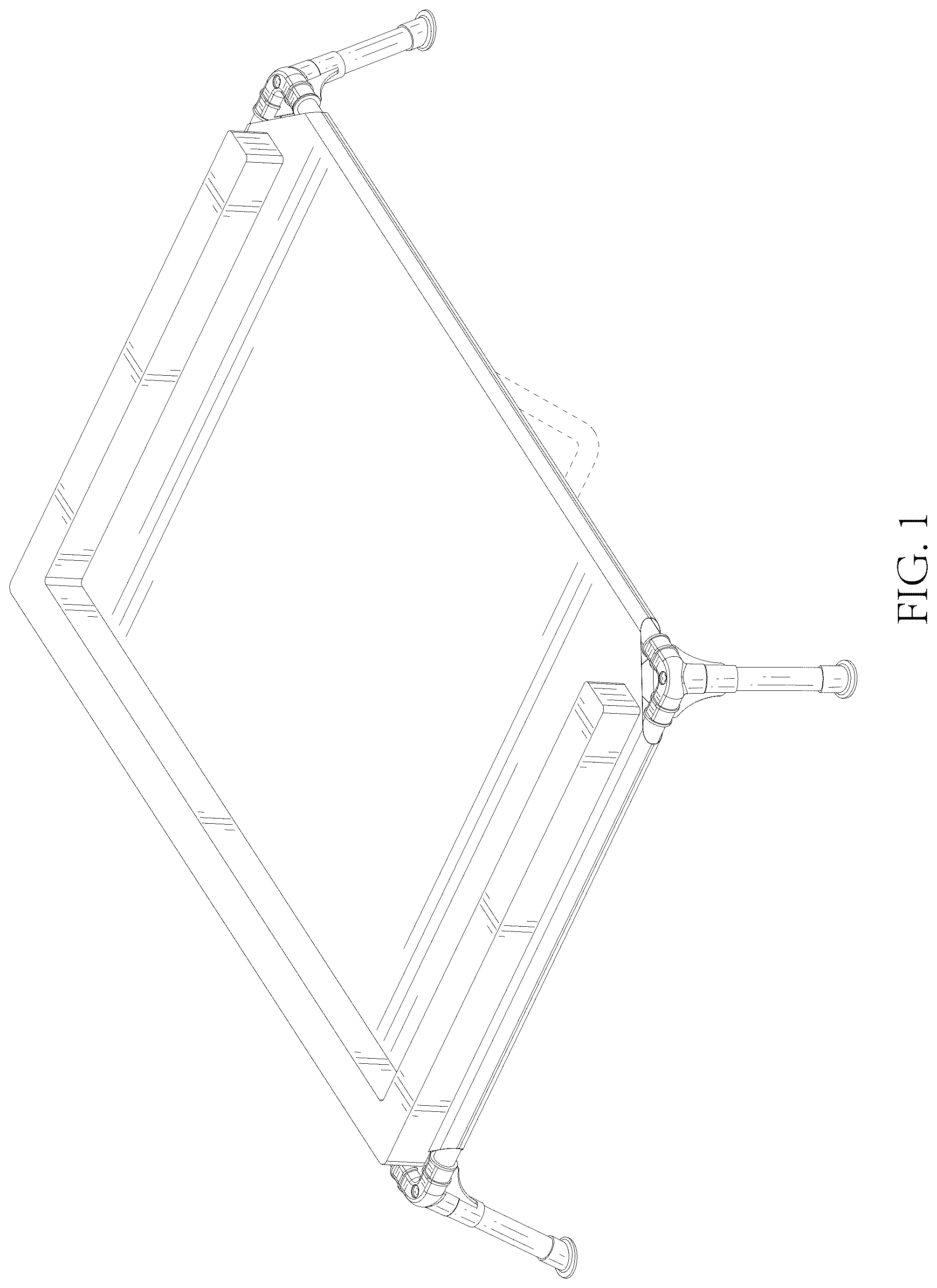 Patent USD1078170 Figure 1 – Pet bed