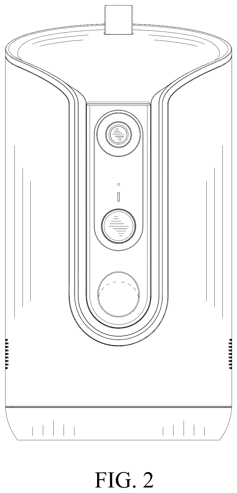 Patent USD1078171 Figure 2 – Pet feeder
