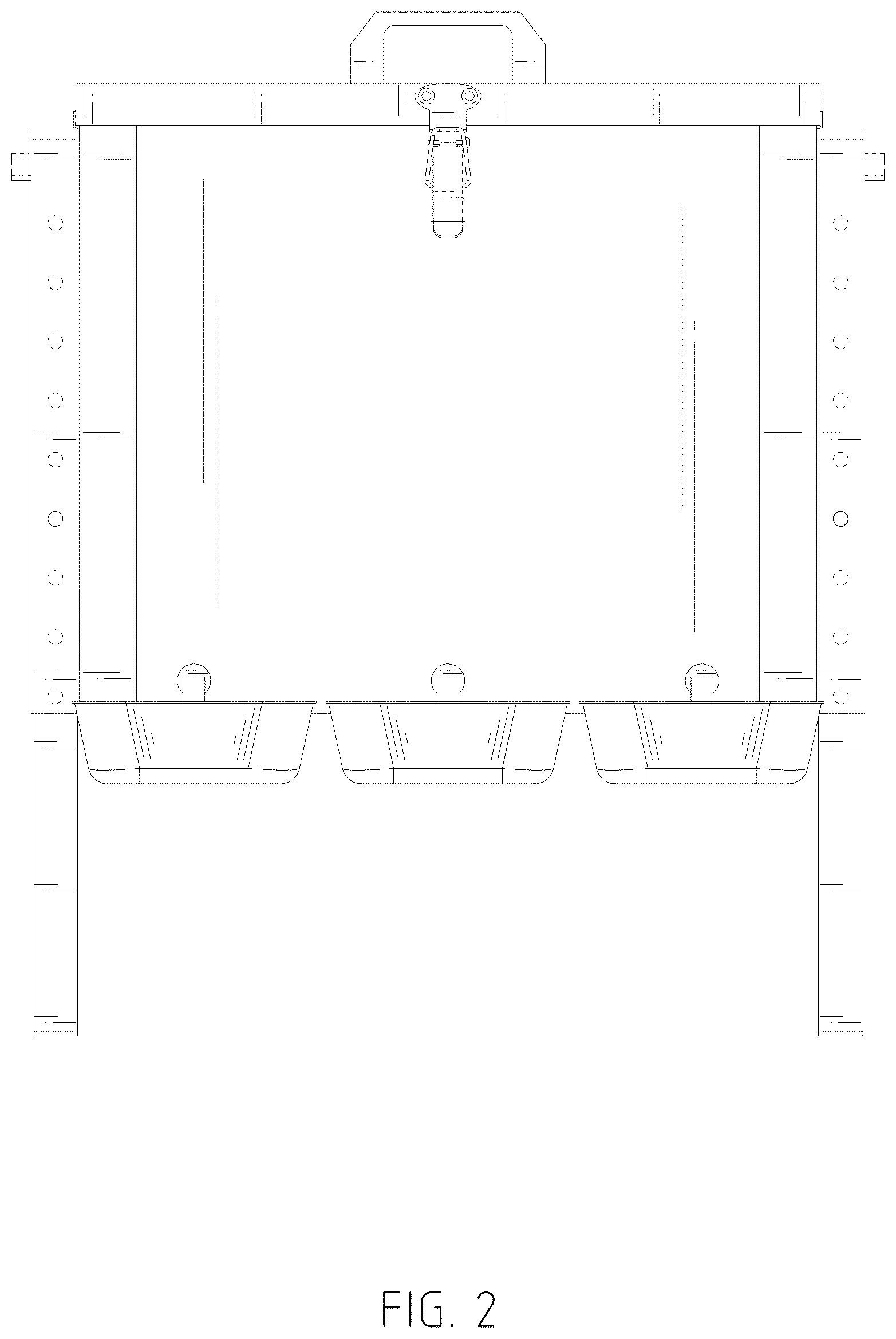 Patent USD1078172 Figure 2 – Animal feeding and drinking trough
