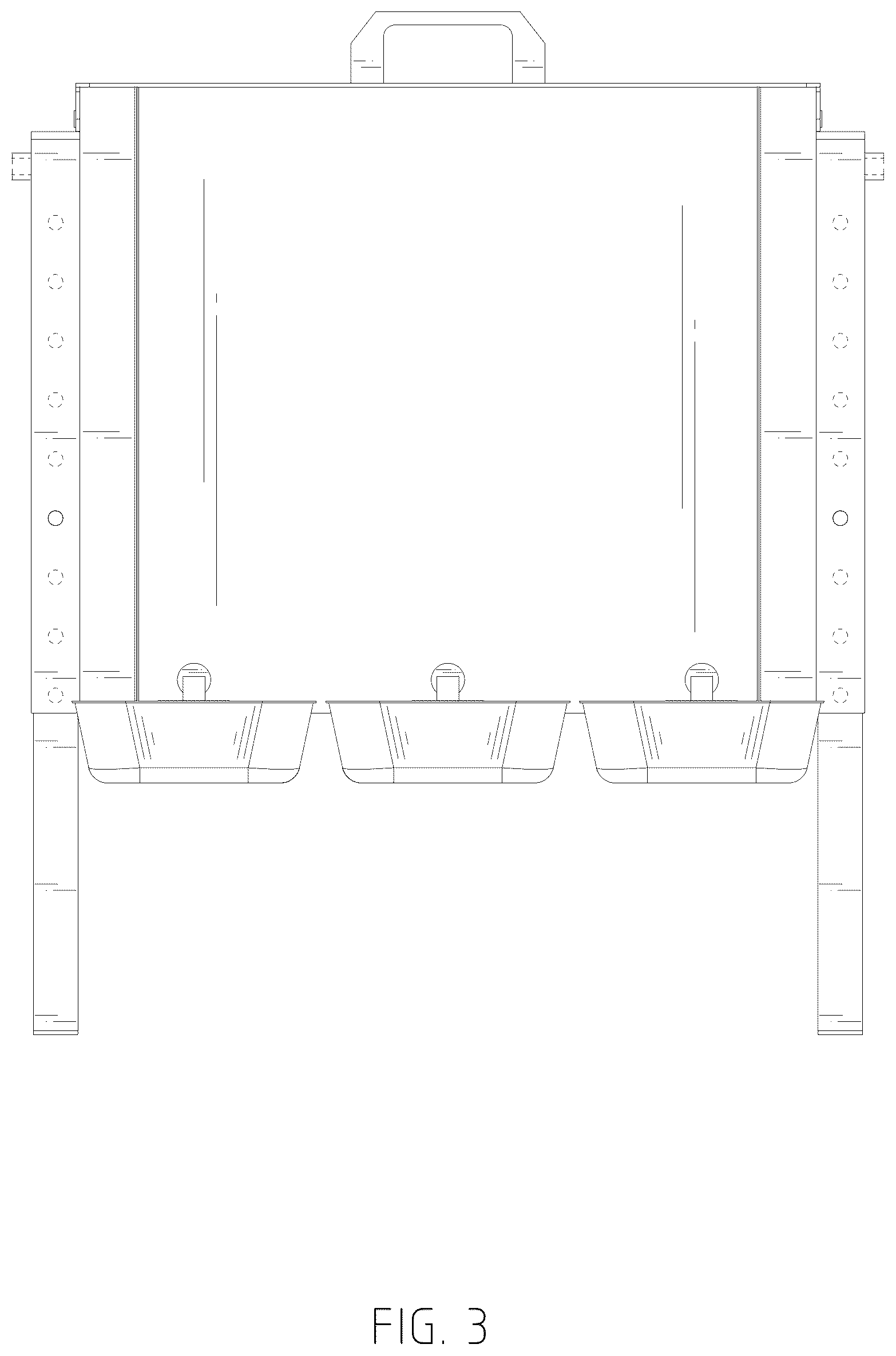 Patent USD1078172 Figure 3 – Animal feeding and drinking trough