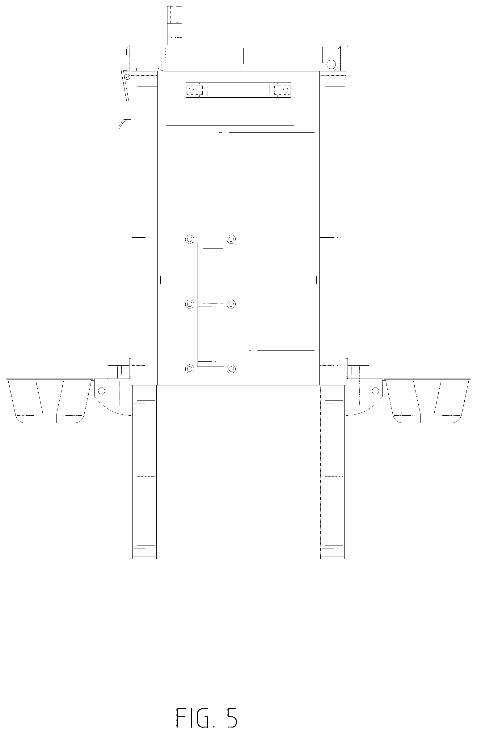 Patent USD1078172 Figure 5 – Animal feeding and drinking trough