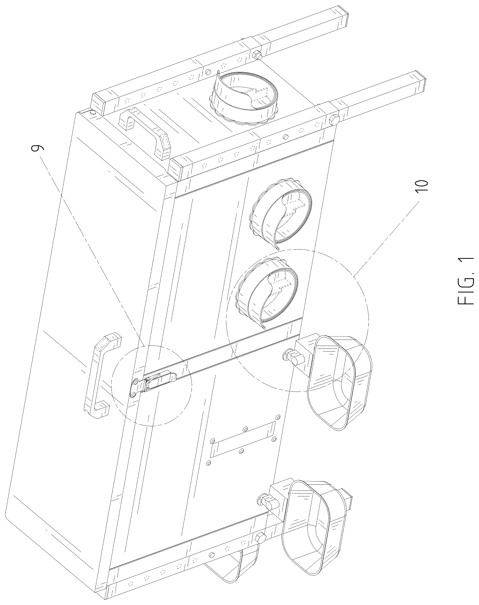 Patent USD1078173 — Animal feeding and drinking trough — Figure 1