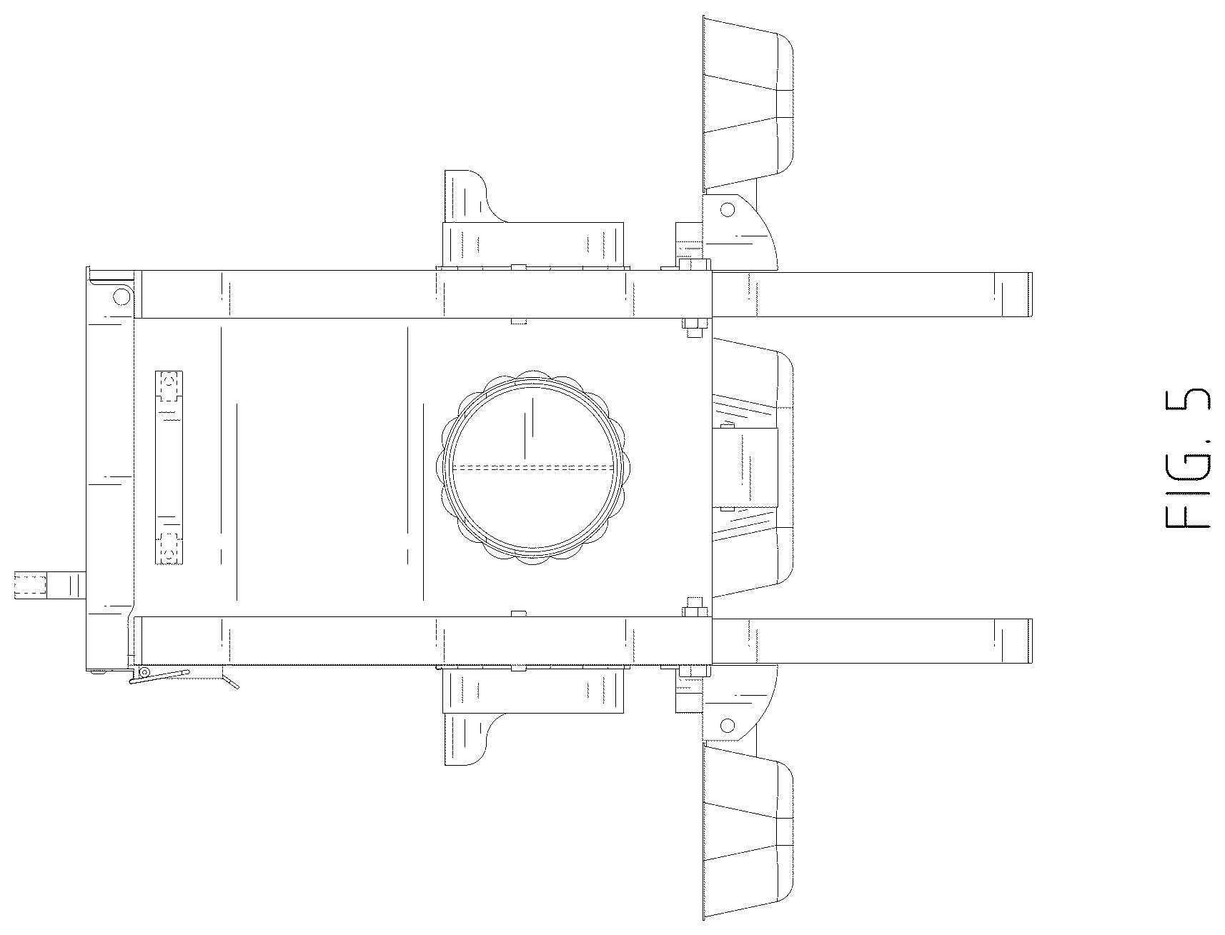 Patent USD1078173 Figure 5 – Animal feeding and drinking trough