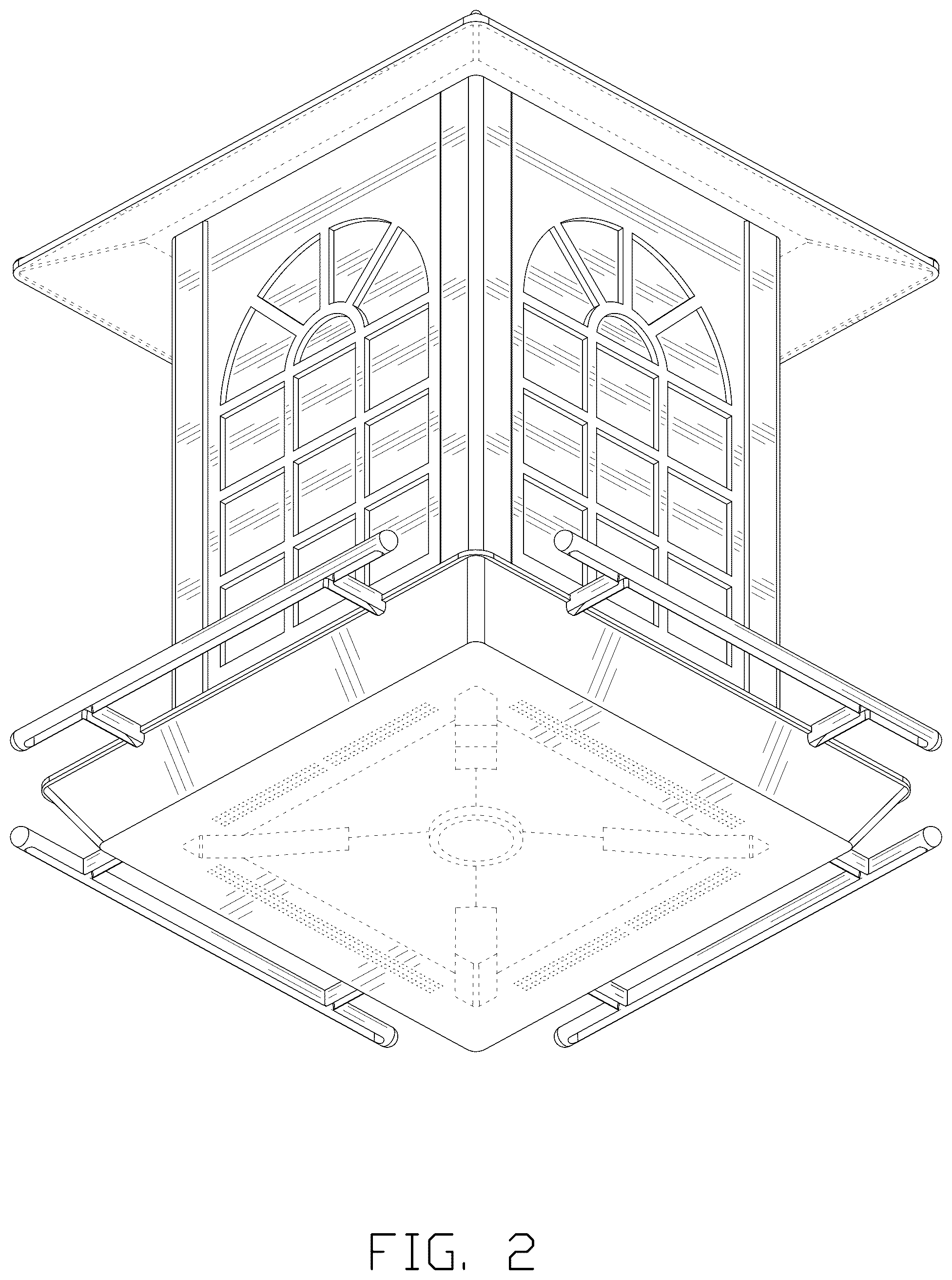 Patent USD1078174 Figure 2 – Bird feeder