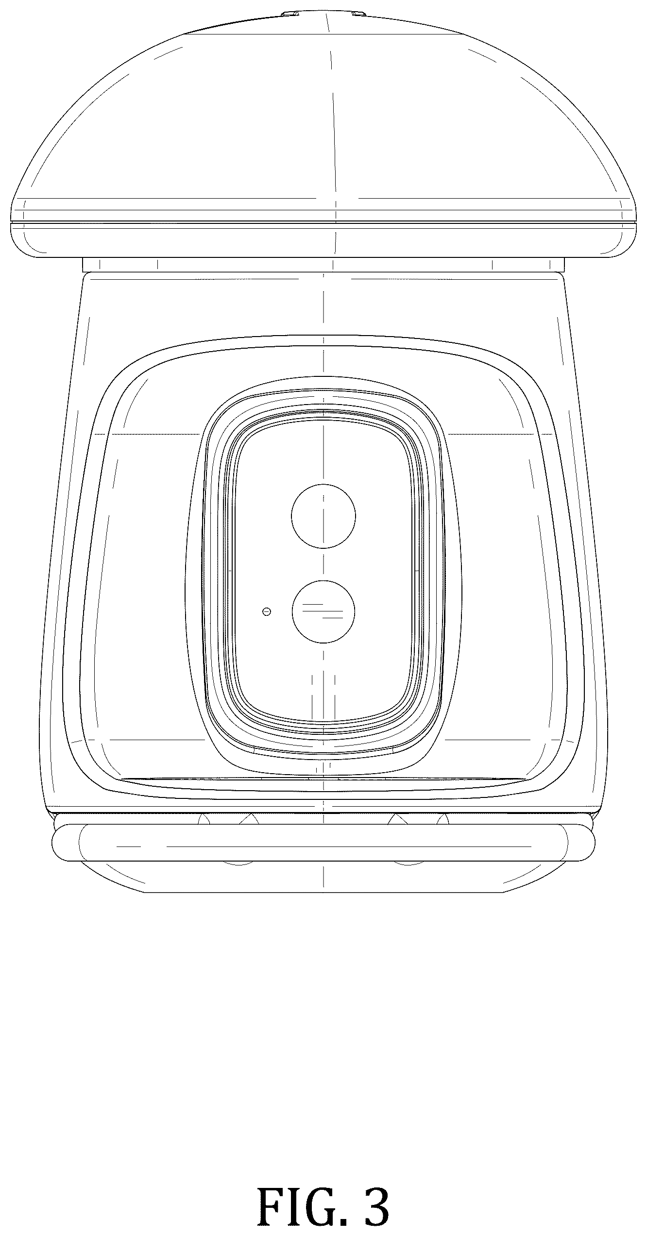 Patent USD1078175 Figure 3 – Bird feeder with camera