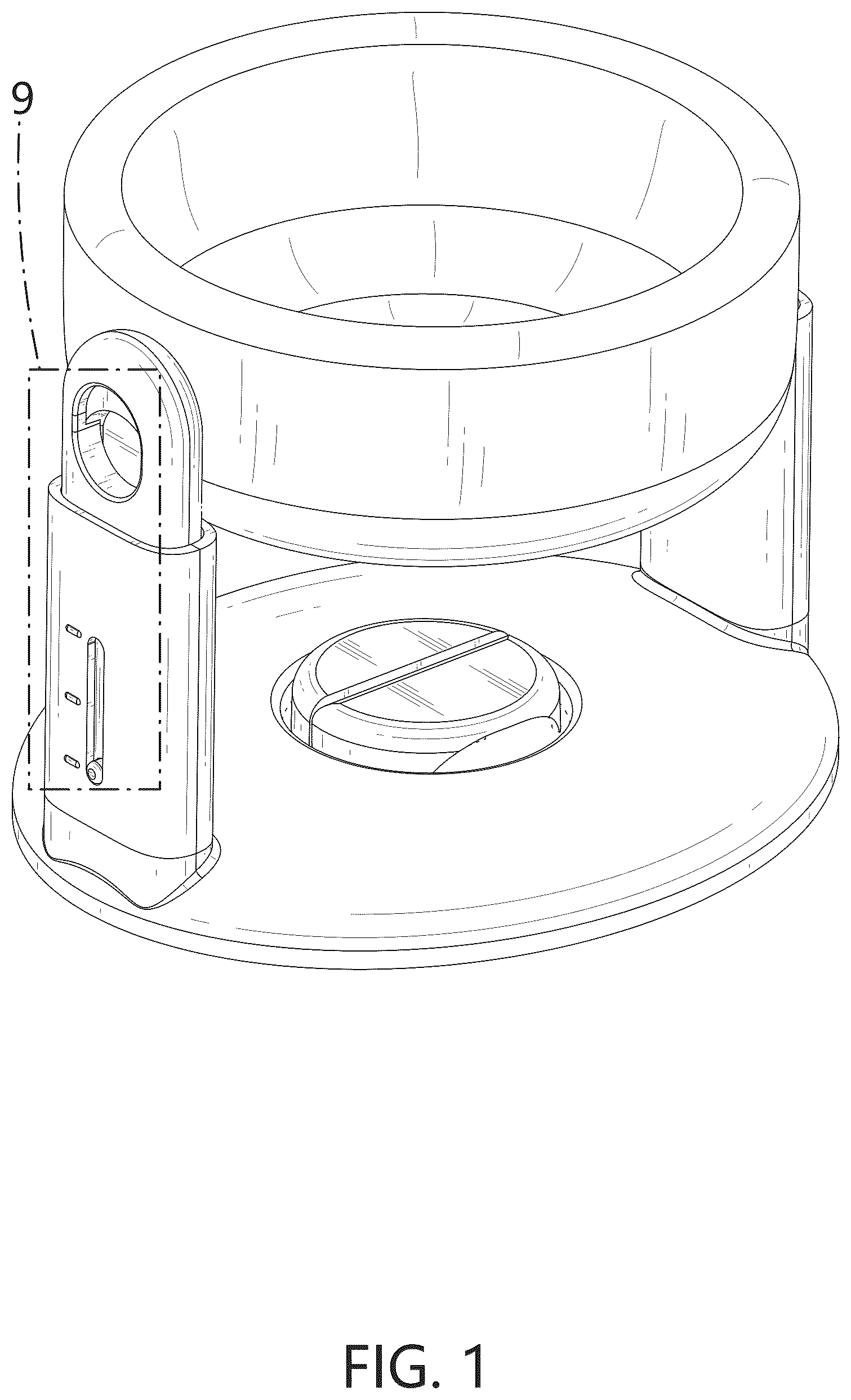 Patent USD1078176 — Pet bowl — Figure 1