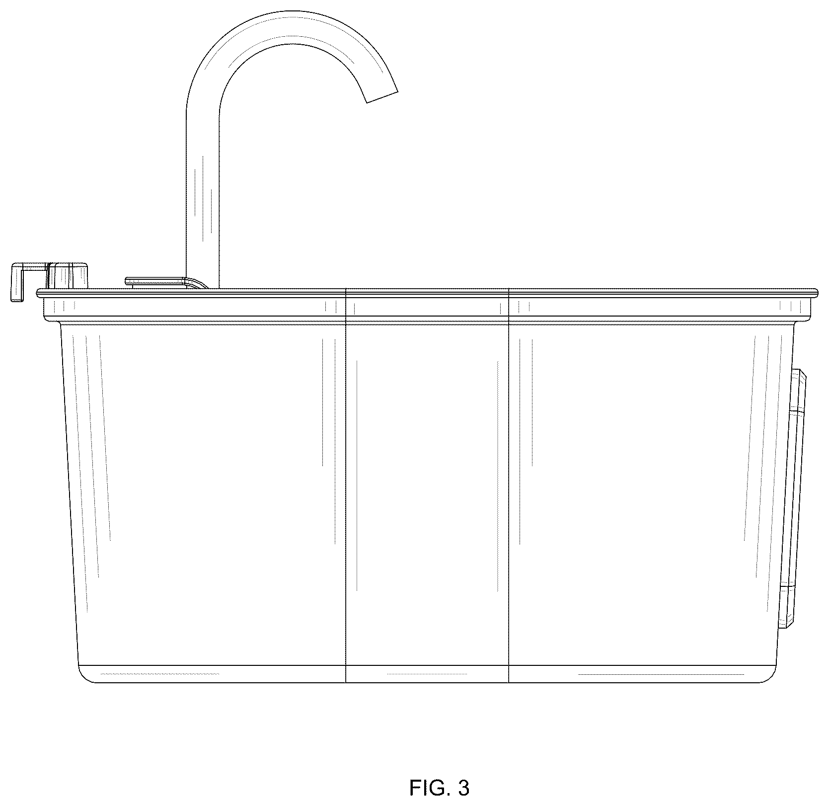 Patent USD1078177 Figure 3 – Water drinking device for pets