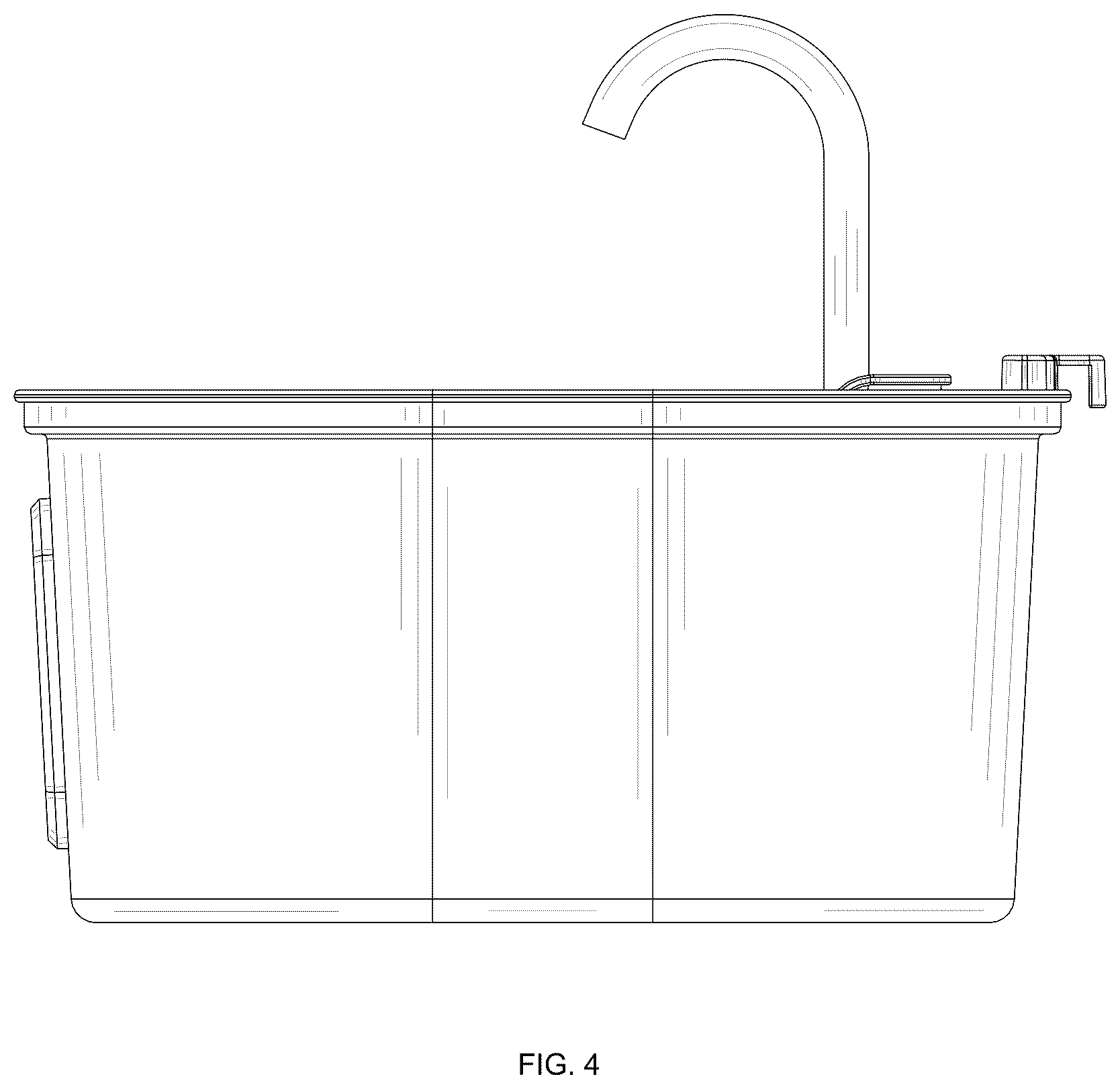 Patent USD1078177 Figure 4 – Water drinking device for pets