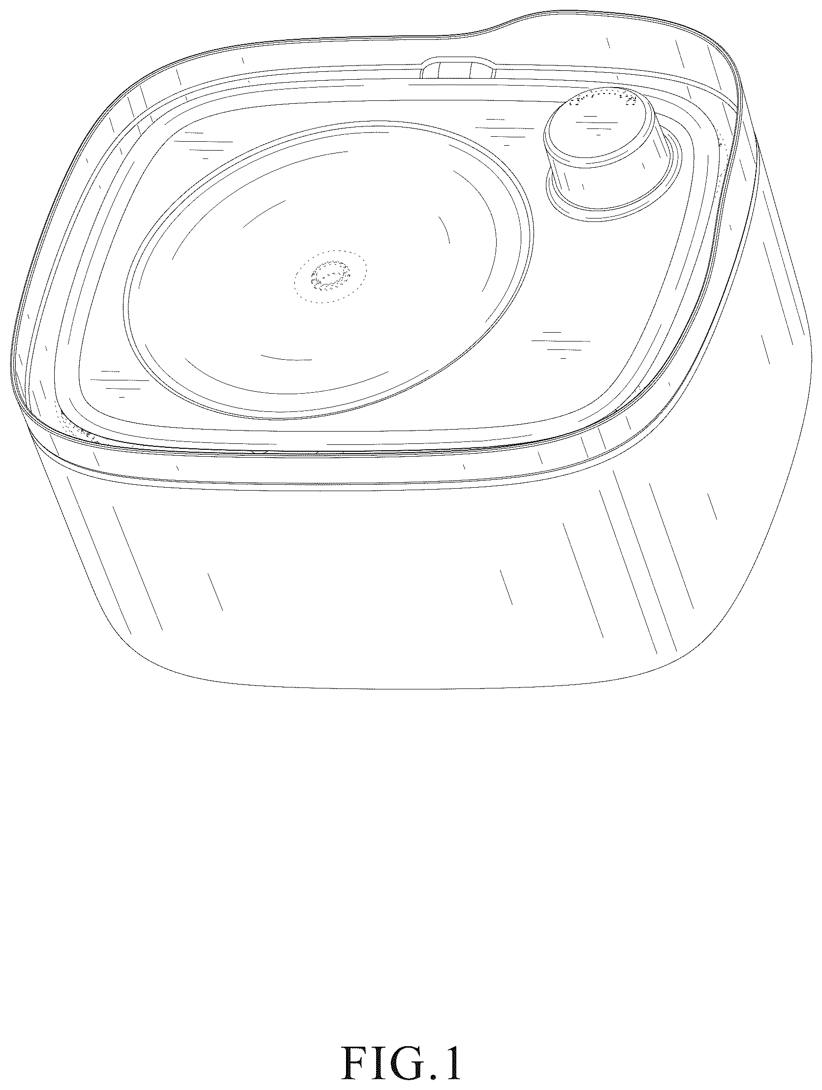 Patent USD1078178 Figure 1 – Intelligent pet water dispenser