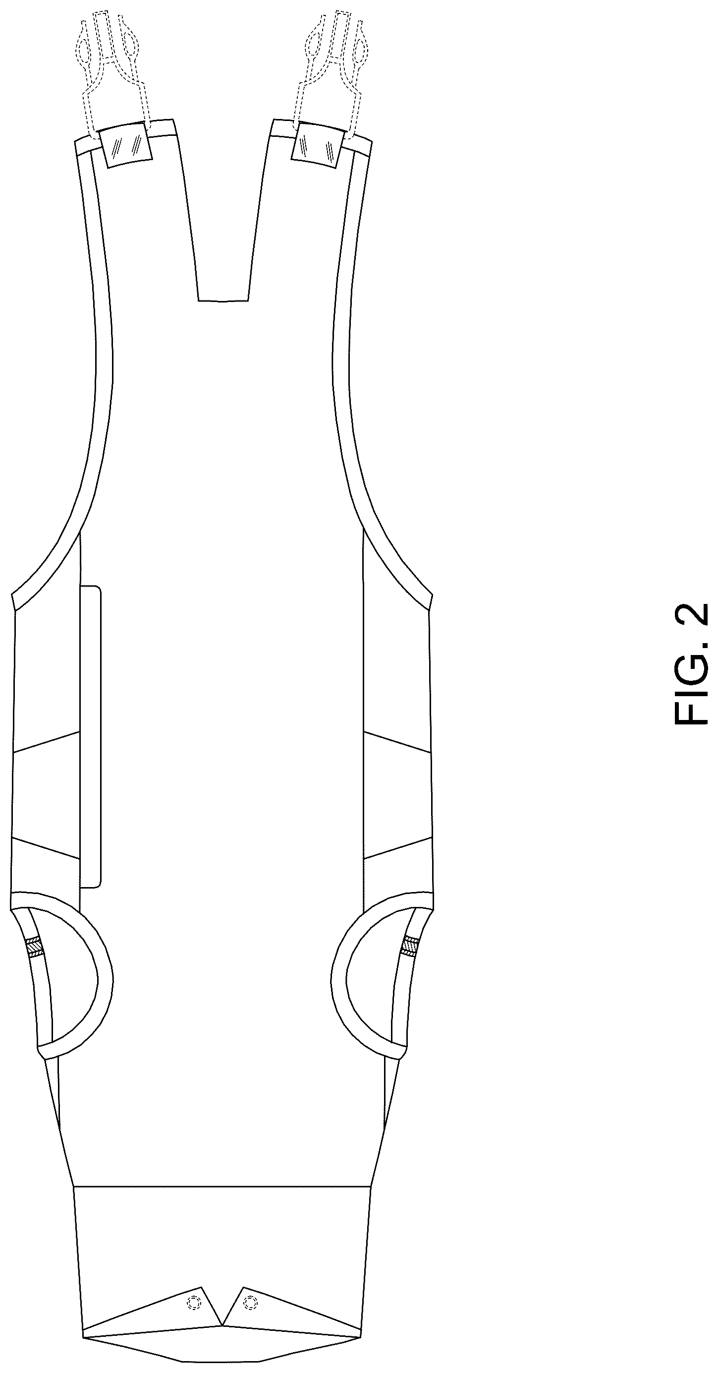 Patent USD1078180 Figure 2 – Medical clothing for pet