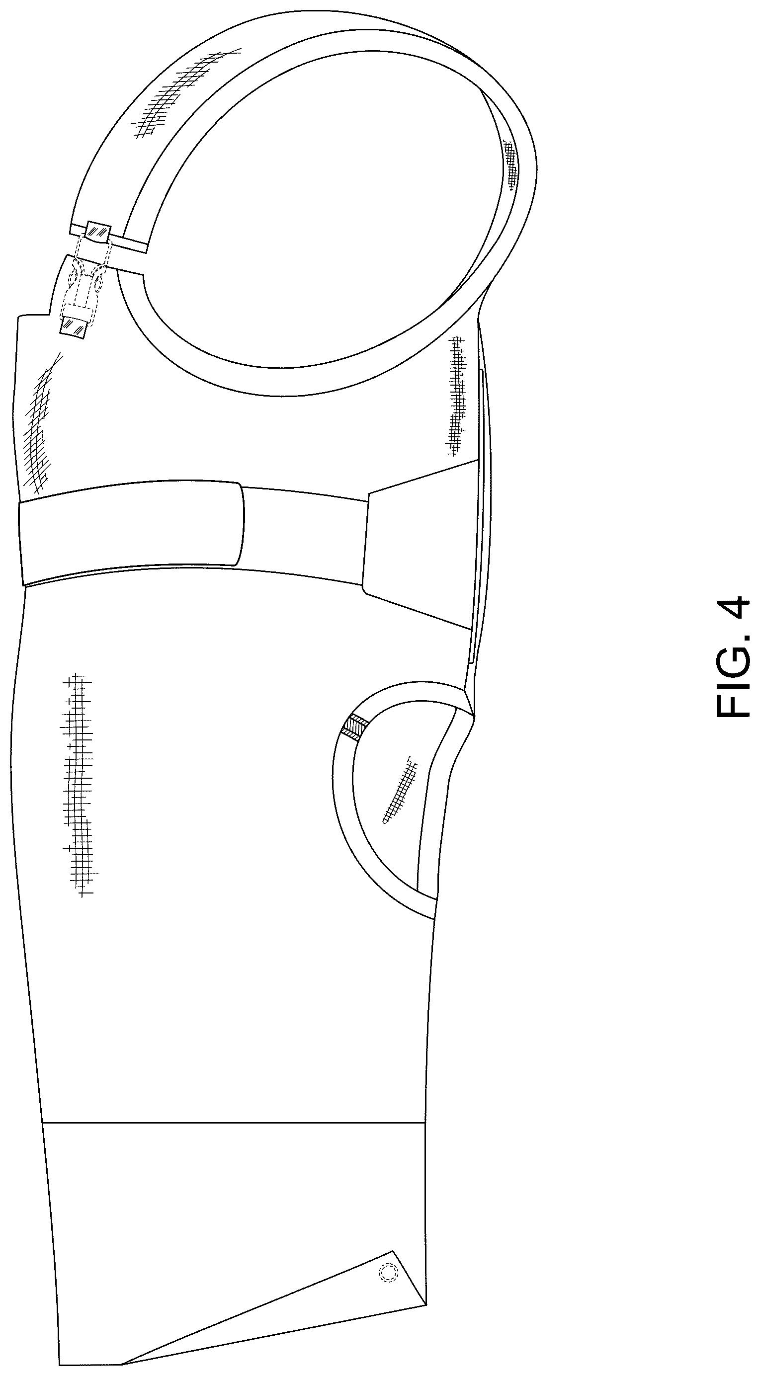 Patent USD1078180 Figure 4 – Medical clothing for pet
