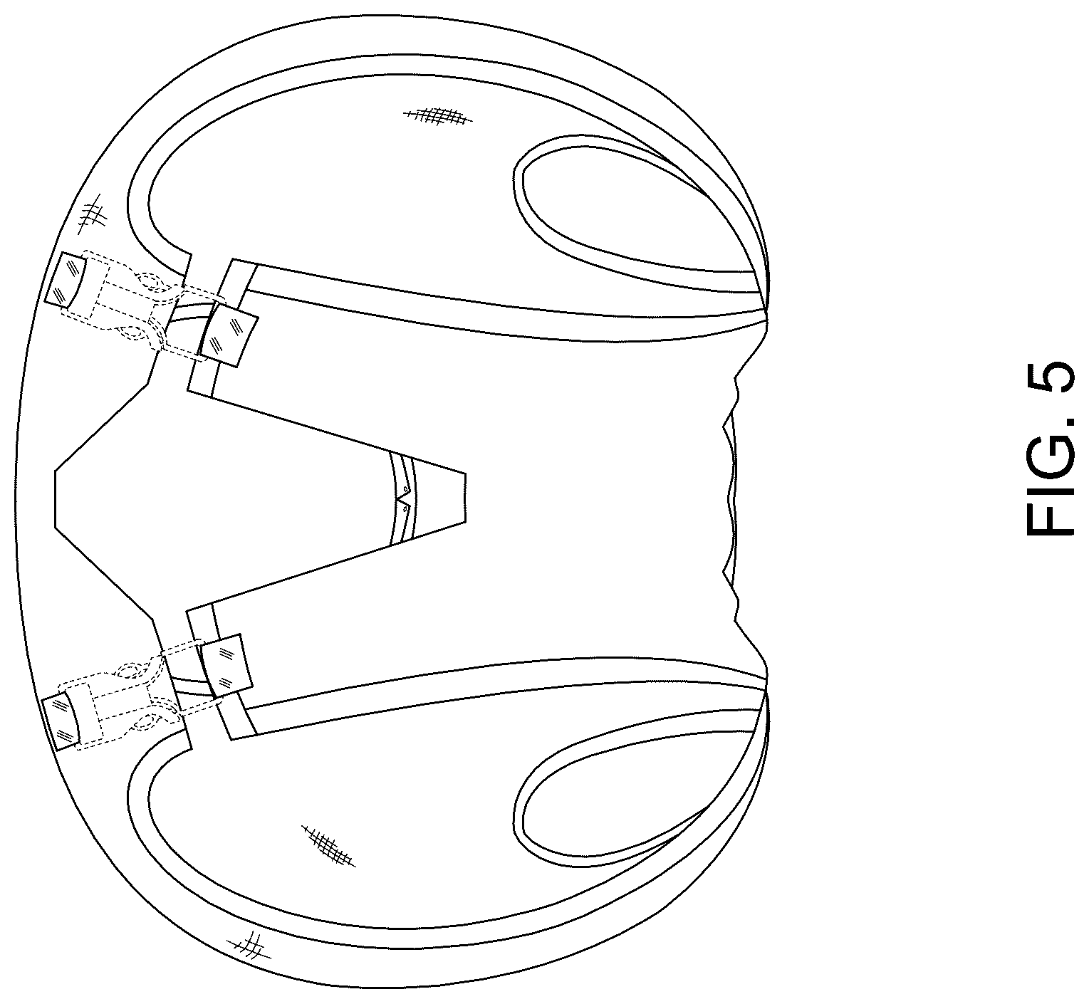 Patent USD1078180 Figure 5 – Medical clothing for pet