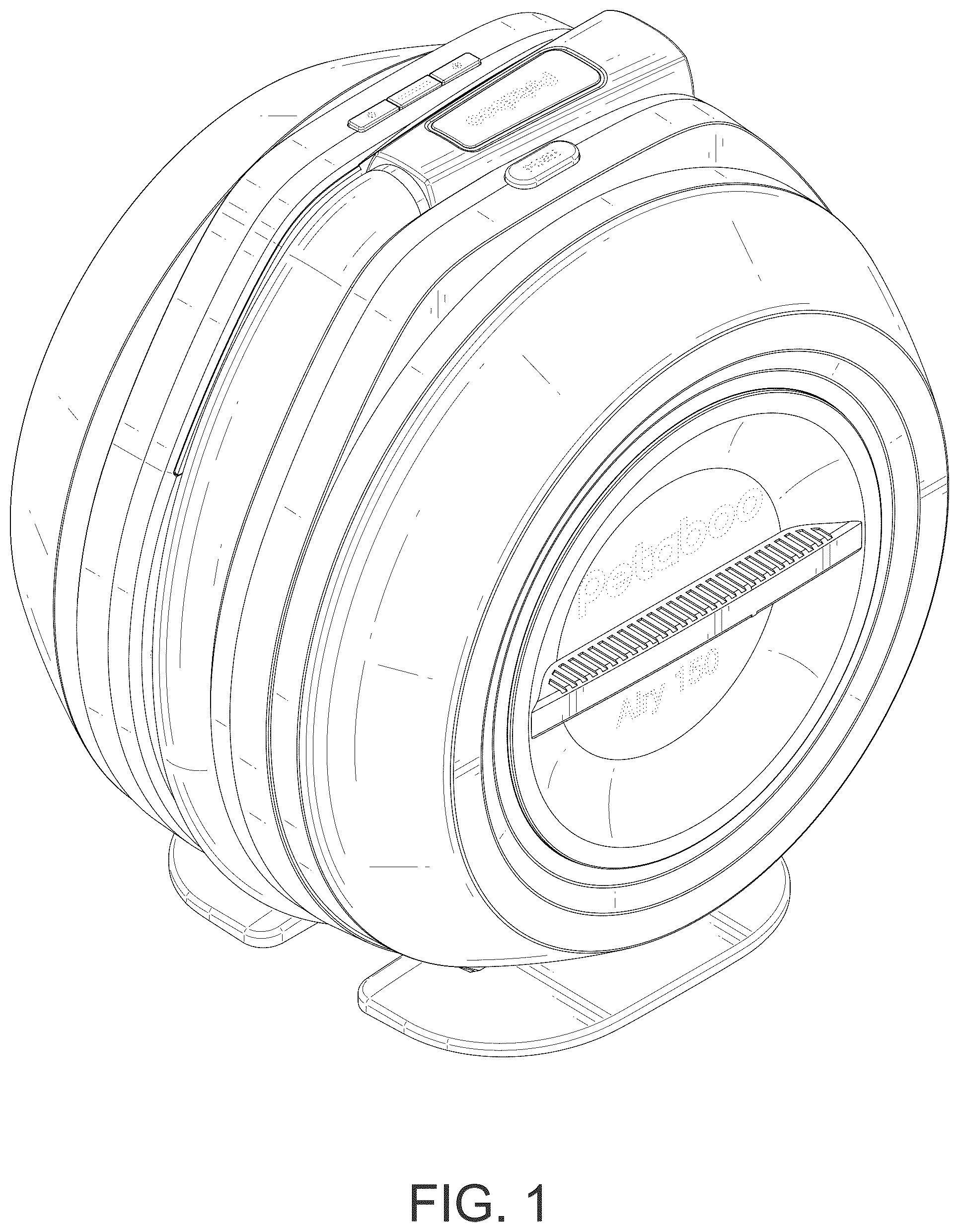 Patent USD1078183 Figure 1 – Pet grooming vacuum kit