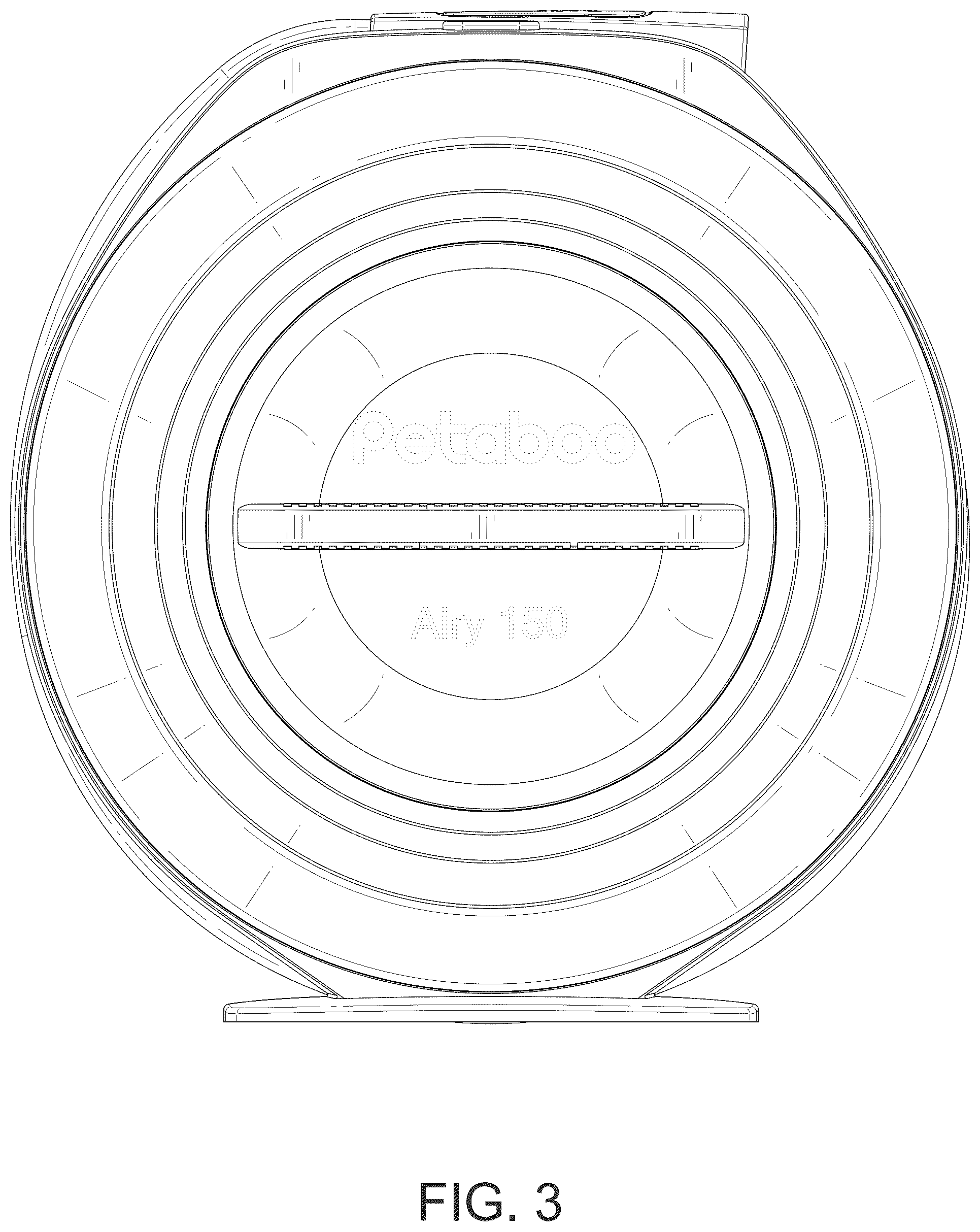 Patent USD1078183 Figure 3 – Pet grooming vacuum kit
