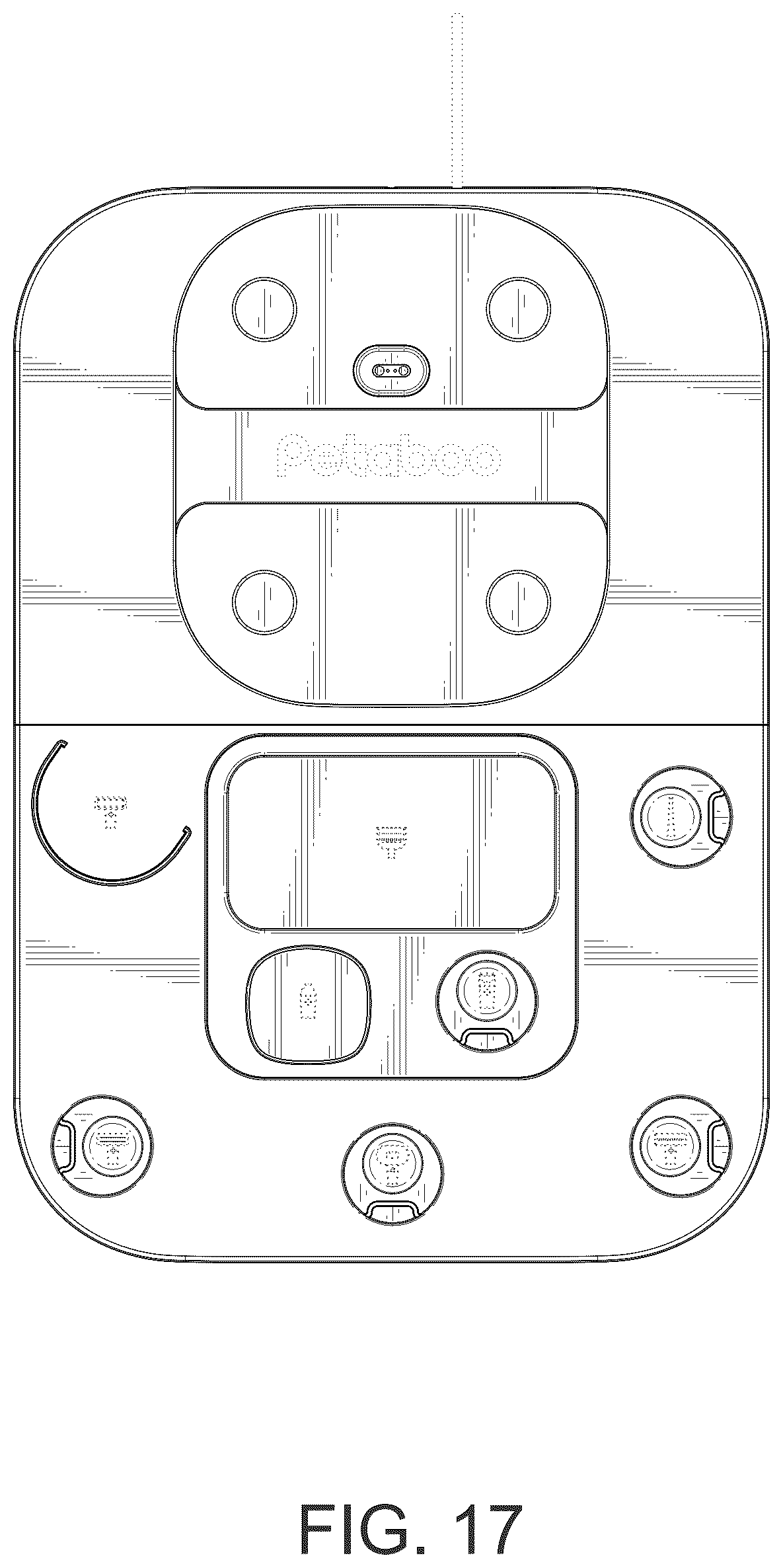 Patent USD1078183 Figure 17 – Pet grooming vacuum kit
