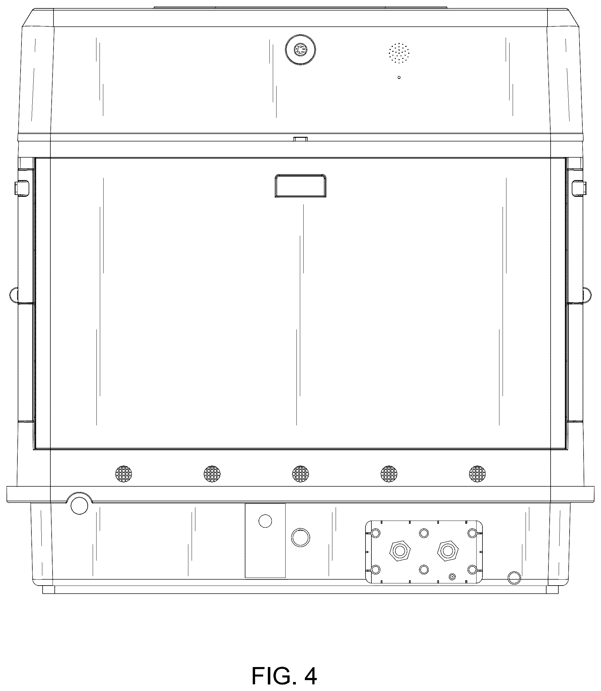 Patent USD1078184 Figure 4 – Pet washer and dryer