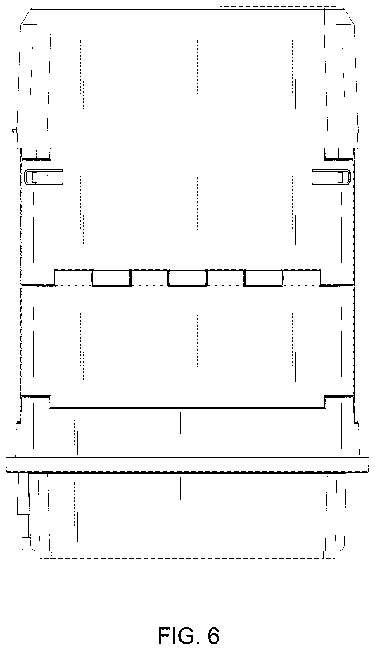 Patent USD1078184 Figure 6 – Pet washer and dryer