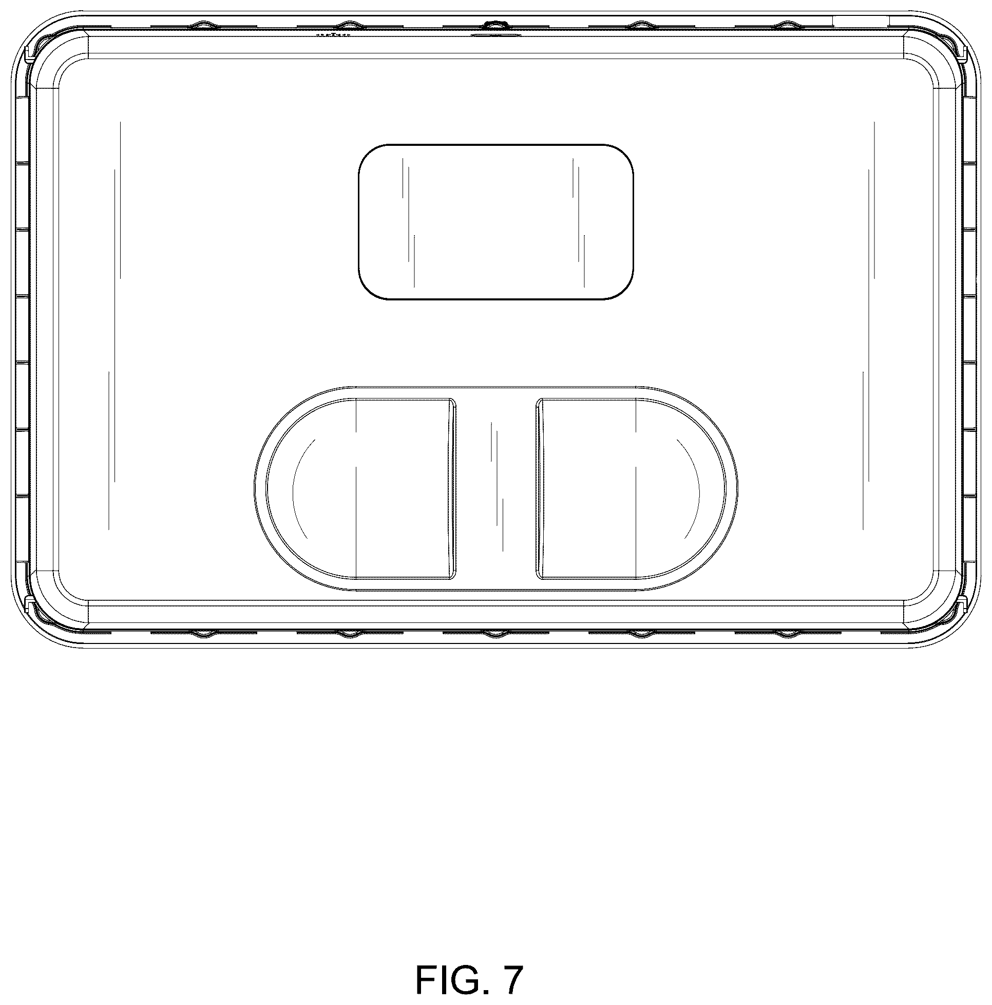 Patent USD1078184 Figure 7 – Pet washer and dryer