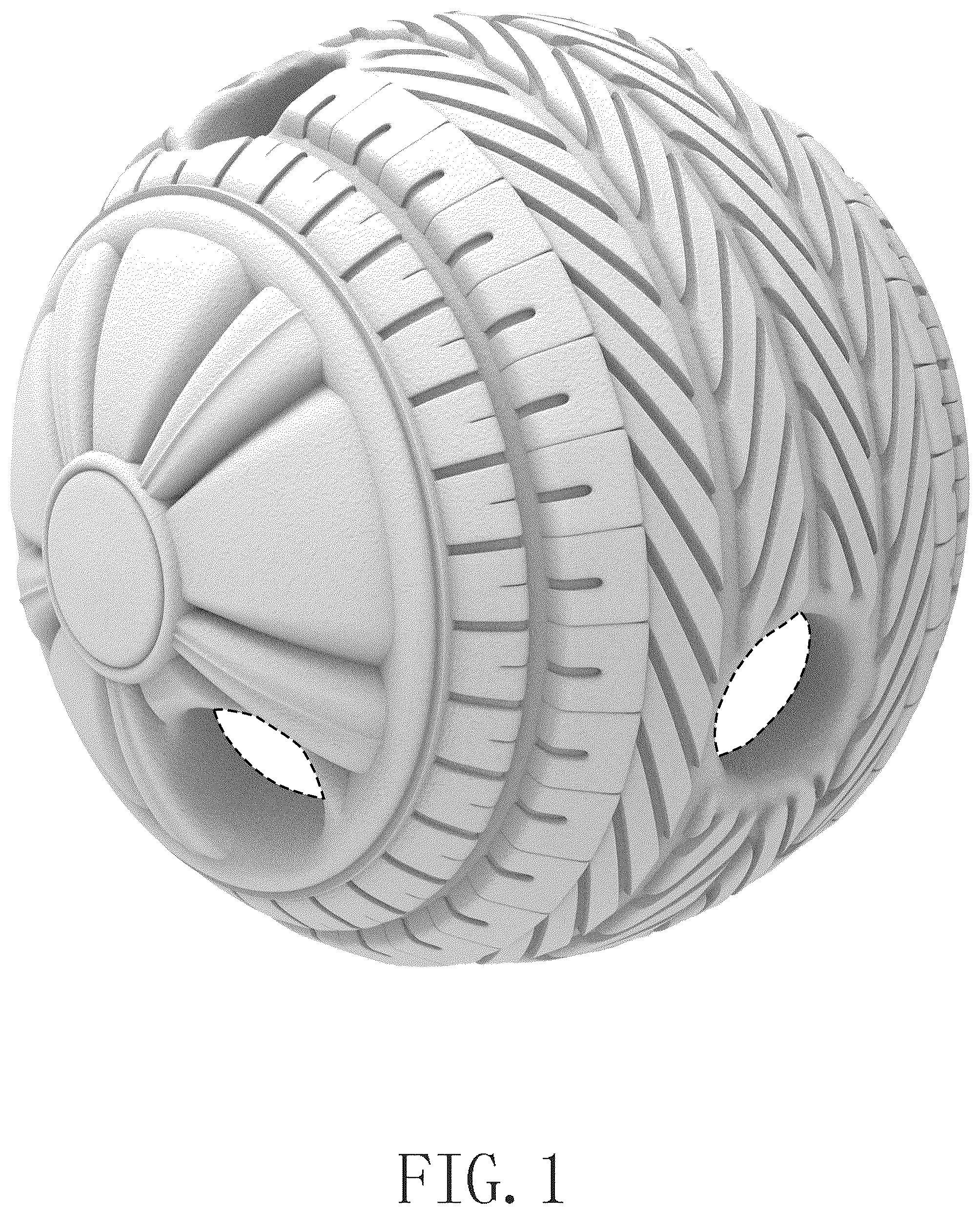 Patent USD1078185 Figure 1 – Pet toy