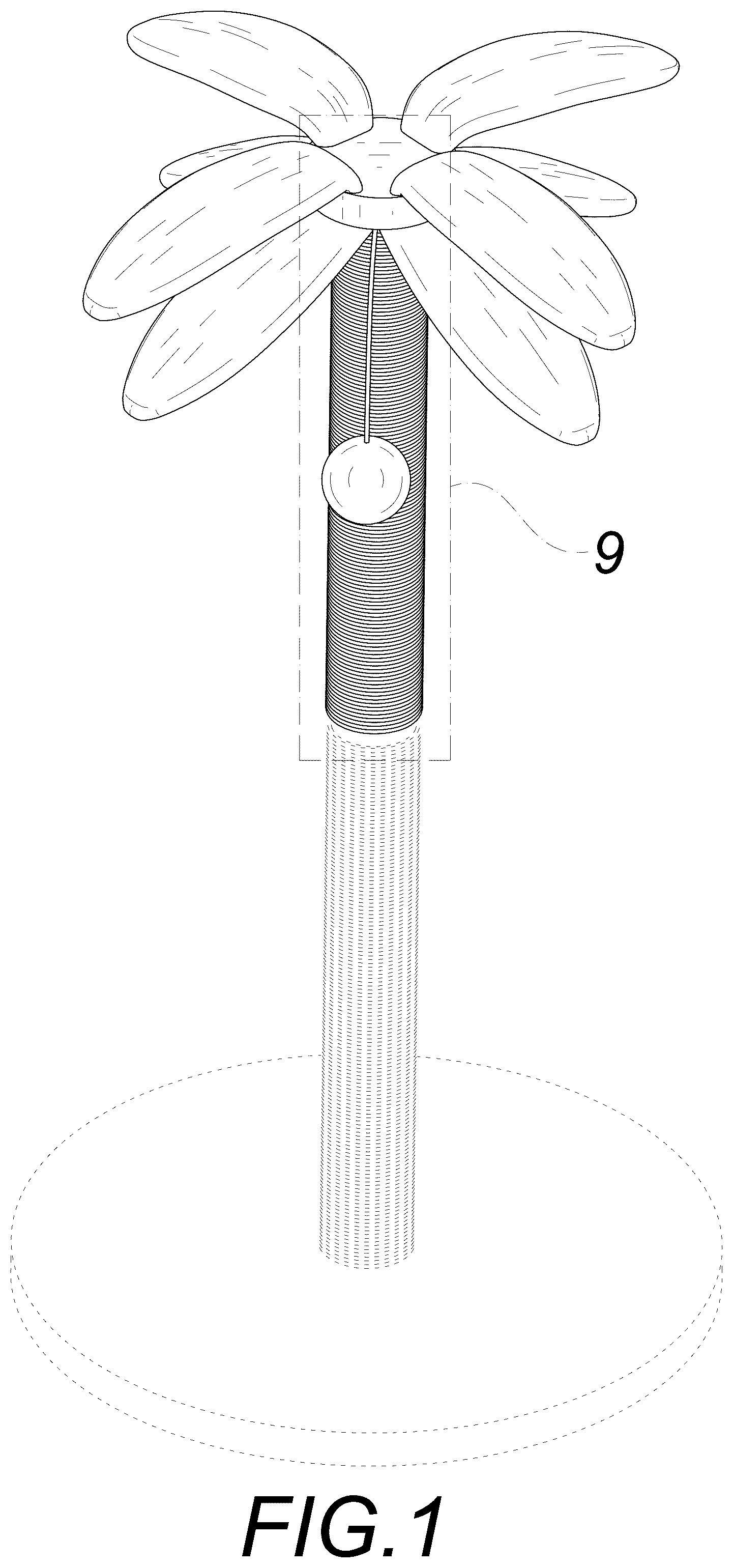 Patent USD1078186 Figure 1 – Cat tree