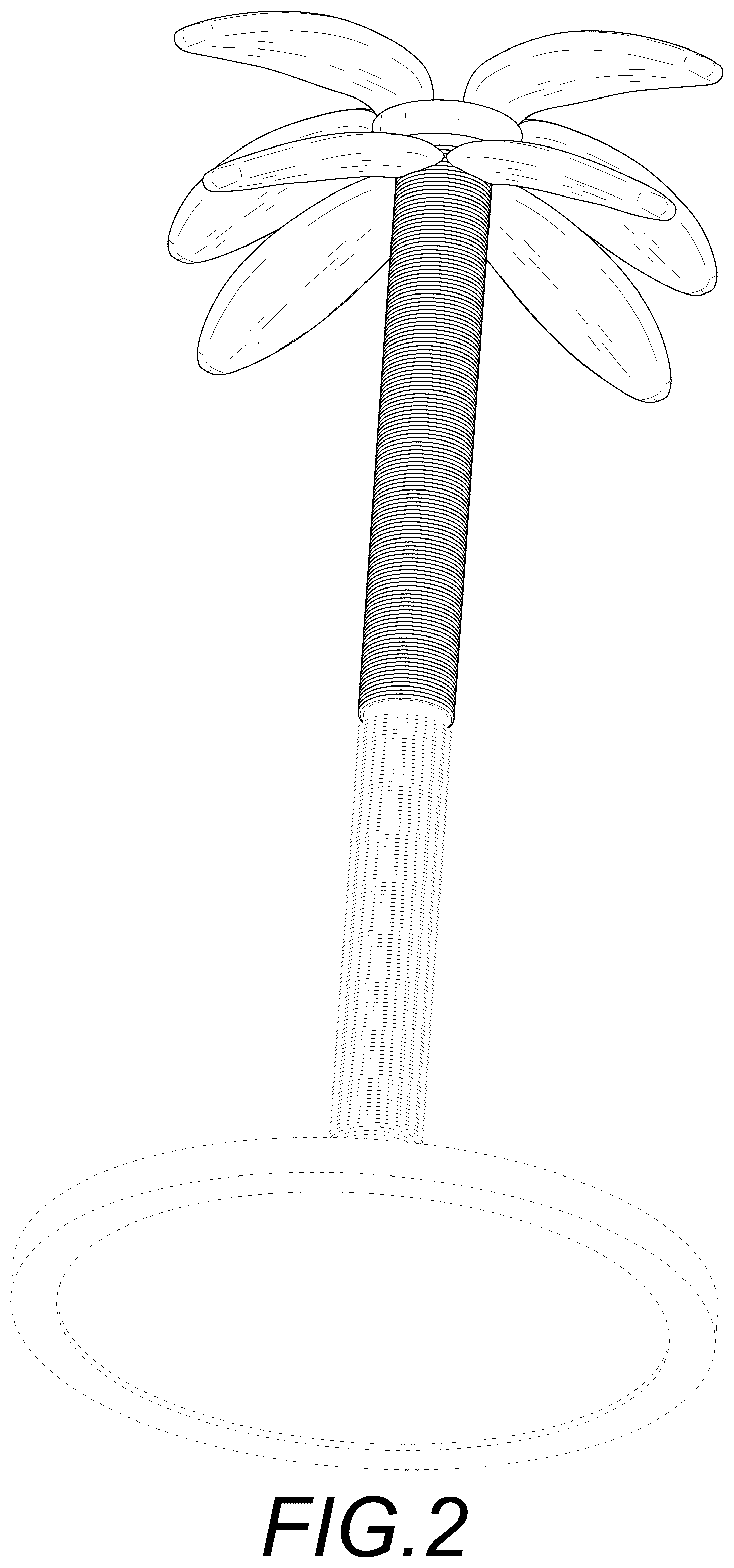 Patent USD1078186 Figure 2 – Cat tree