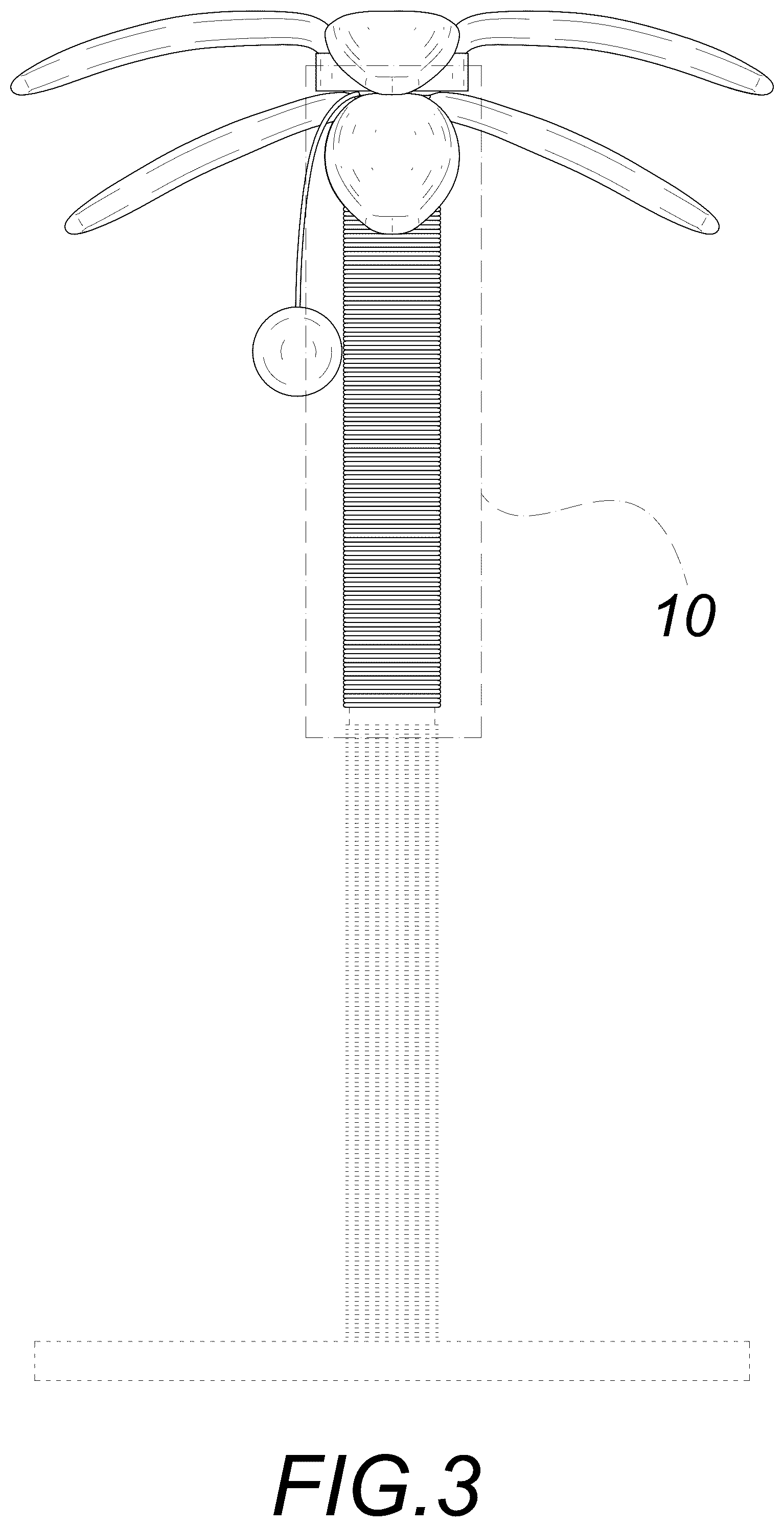 Patent USD1078186 Figure 3 – Cat tree