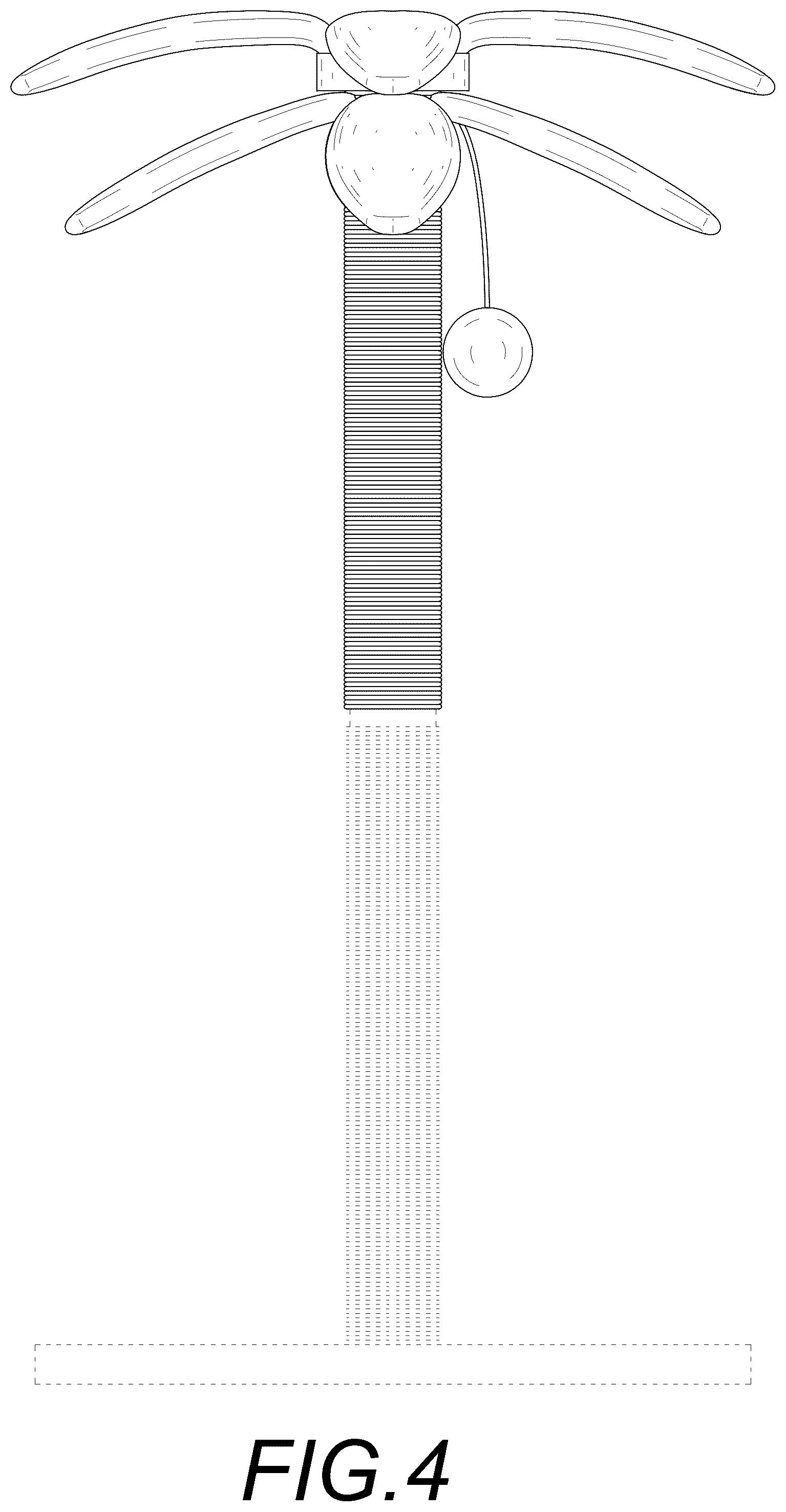 Patent USD1078186 Figure 4 – Cat tree