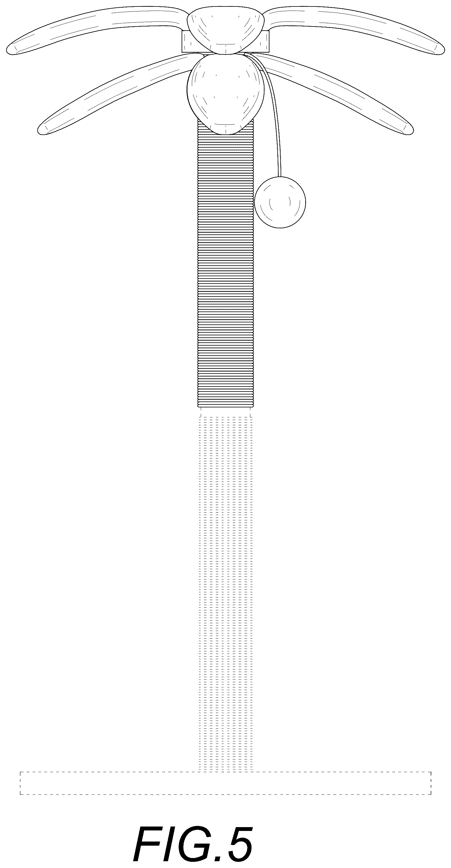 Patent USD1078186 Figure 5 – Cat tree