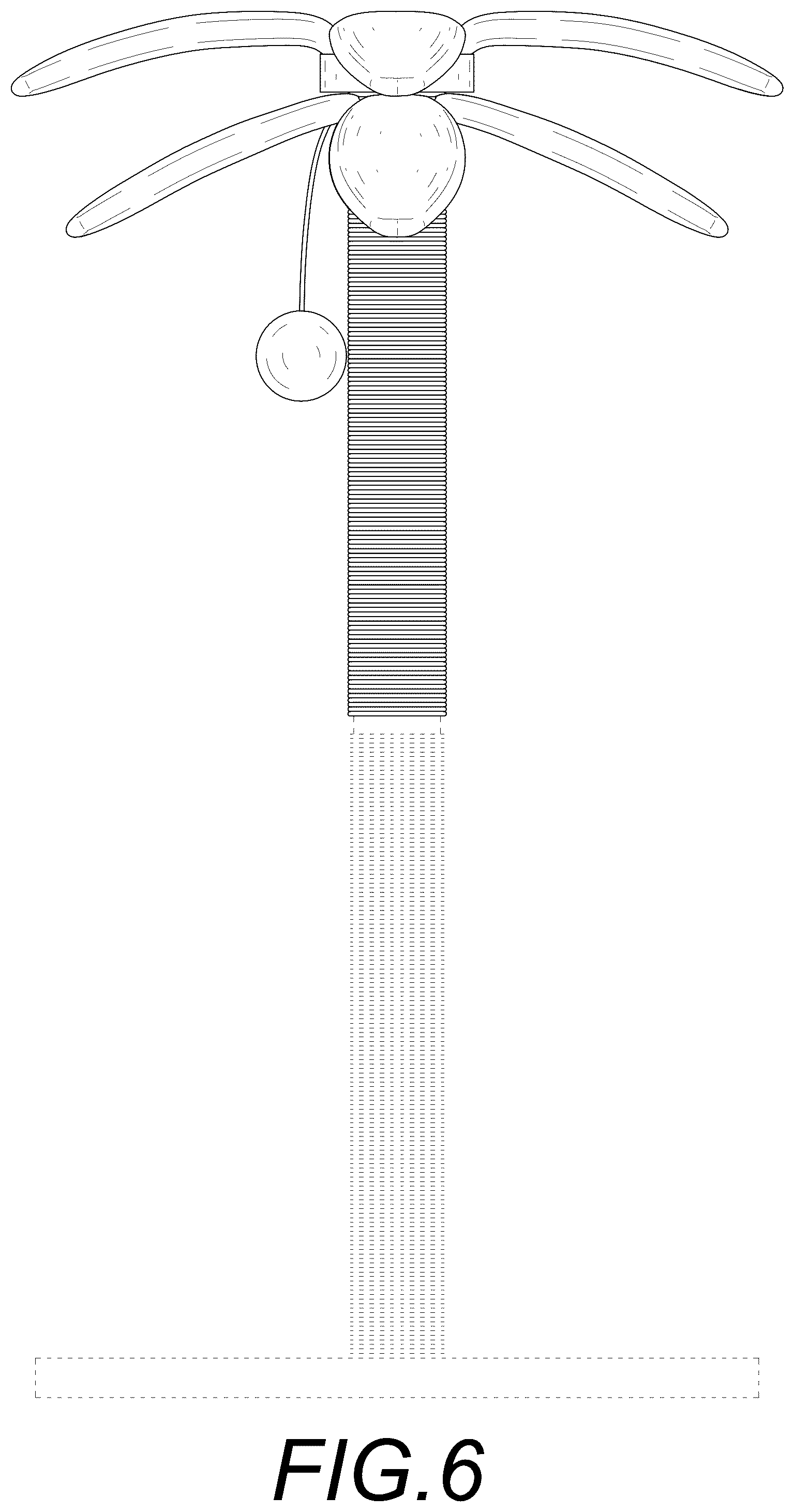 Patent USD1078186 Figure 6 – Cat tree
