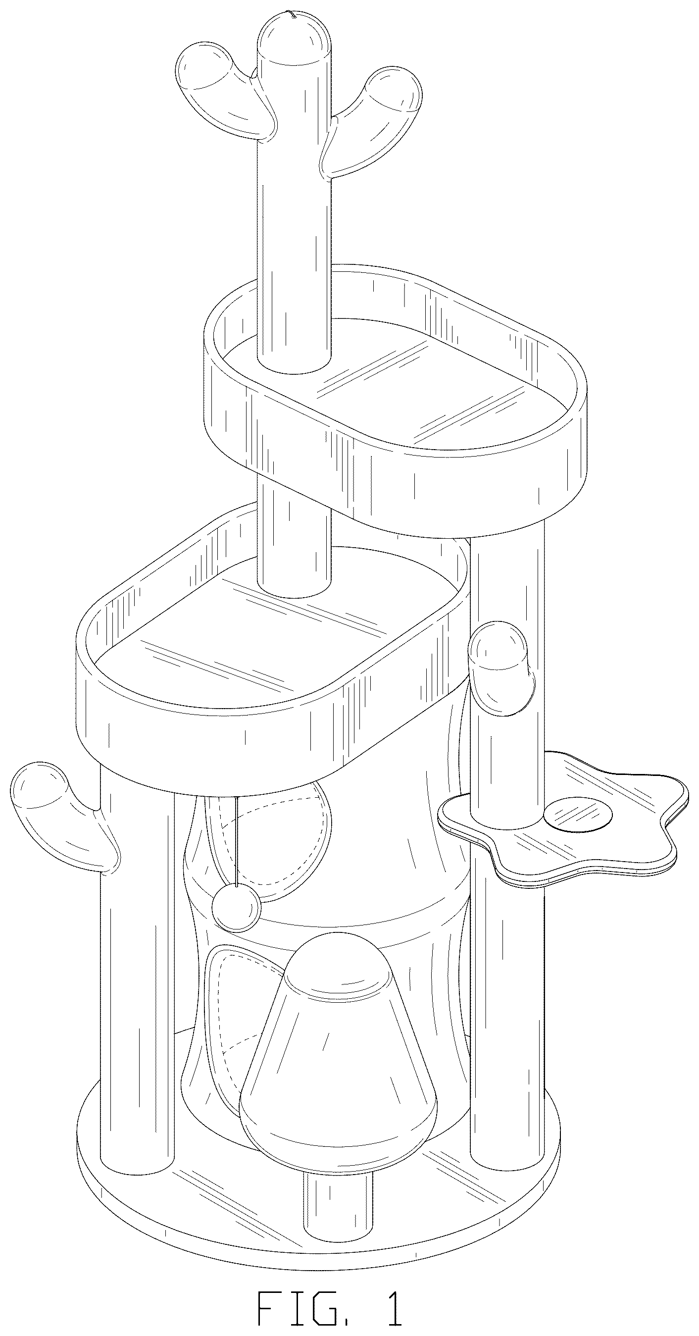 Patent USD1078187 — Cat tree — Figure 1