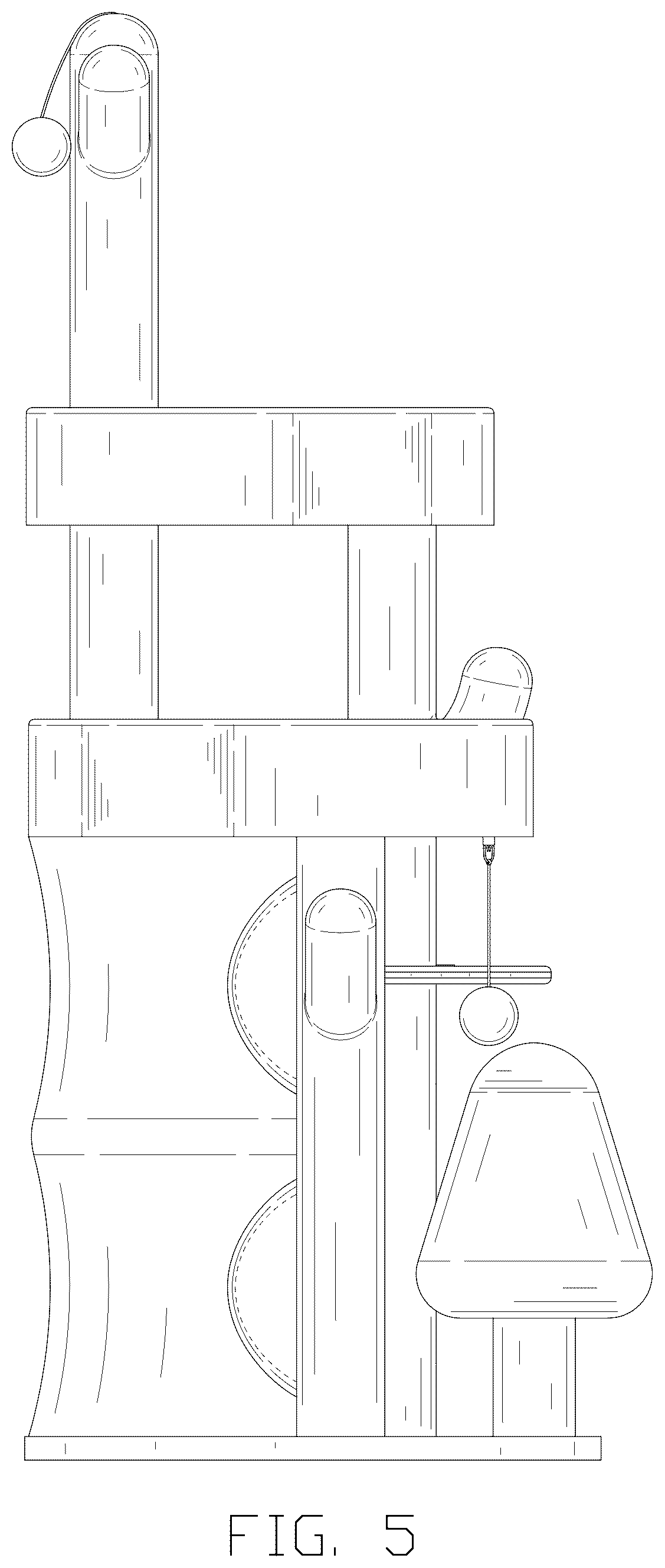 Patent USD1078187 Figure 5 – Cat tree