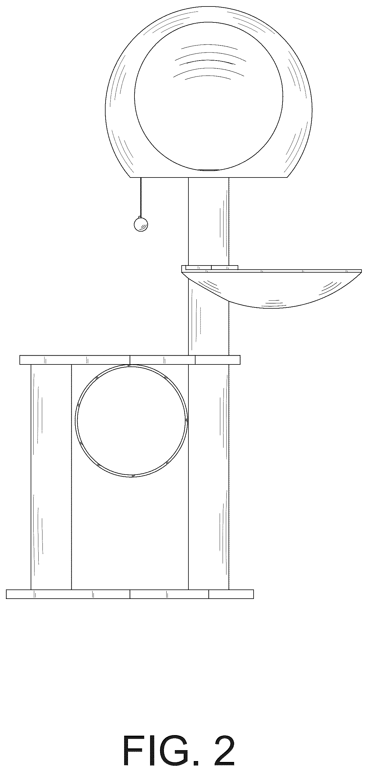 Patent USD1078188 Figure 2 – Cat tree
