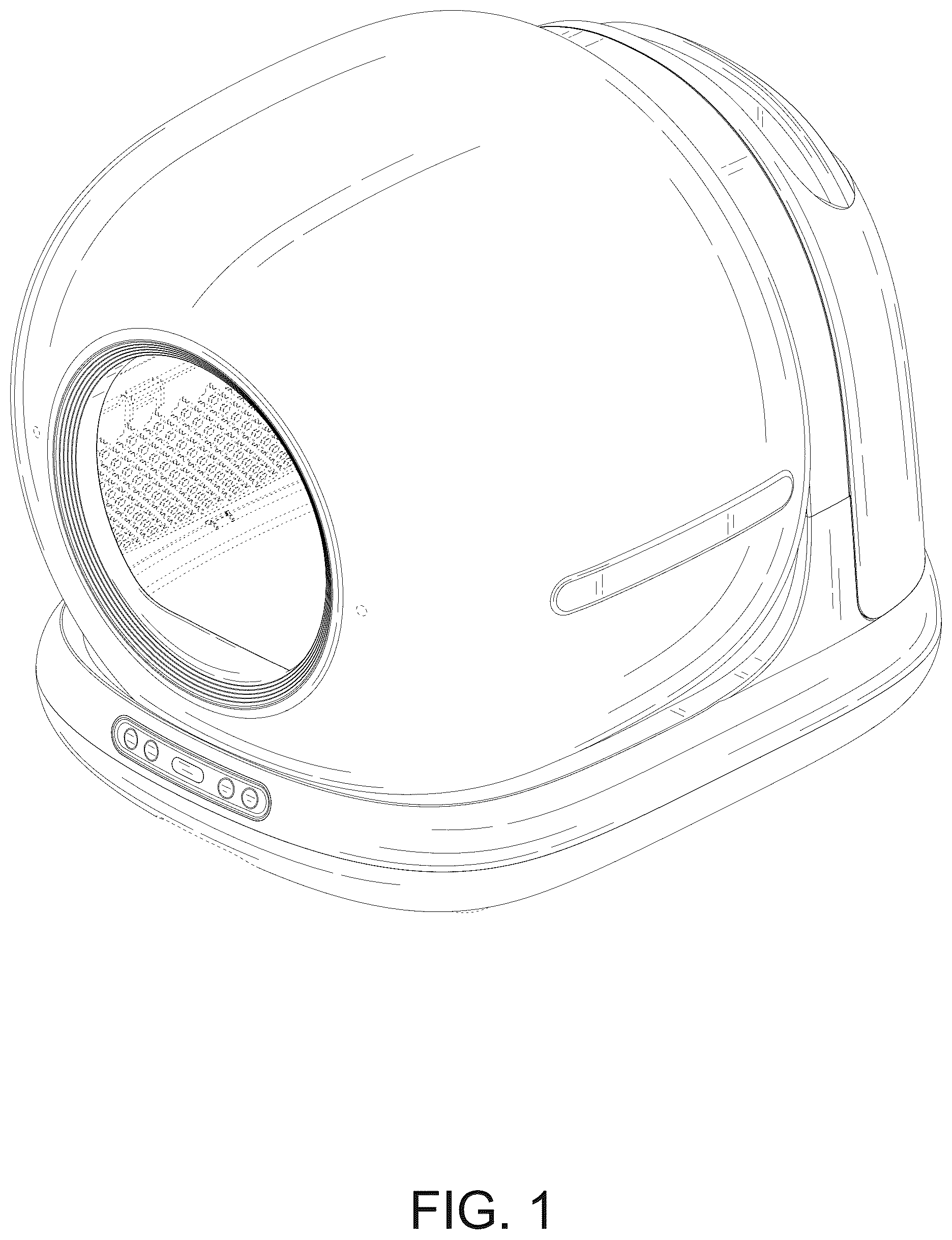 Patent USD1078192 Figure 1 – Cat litter basin