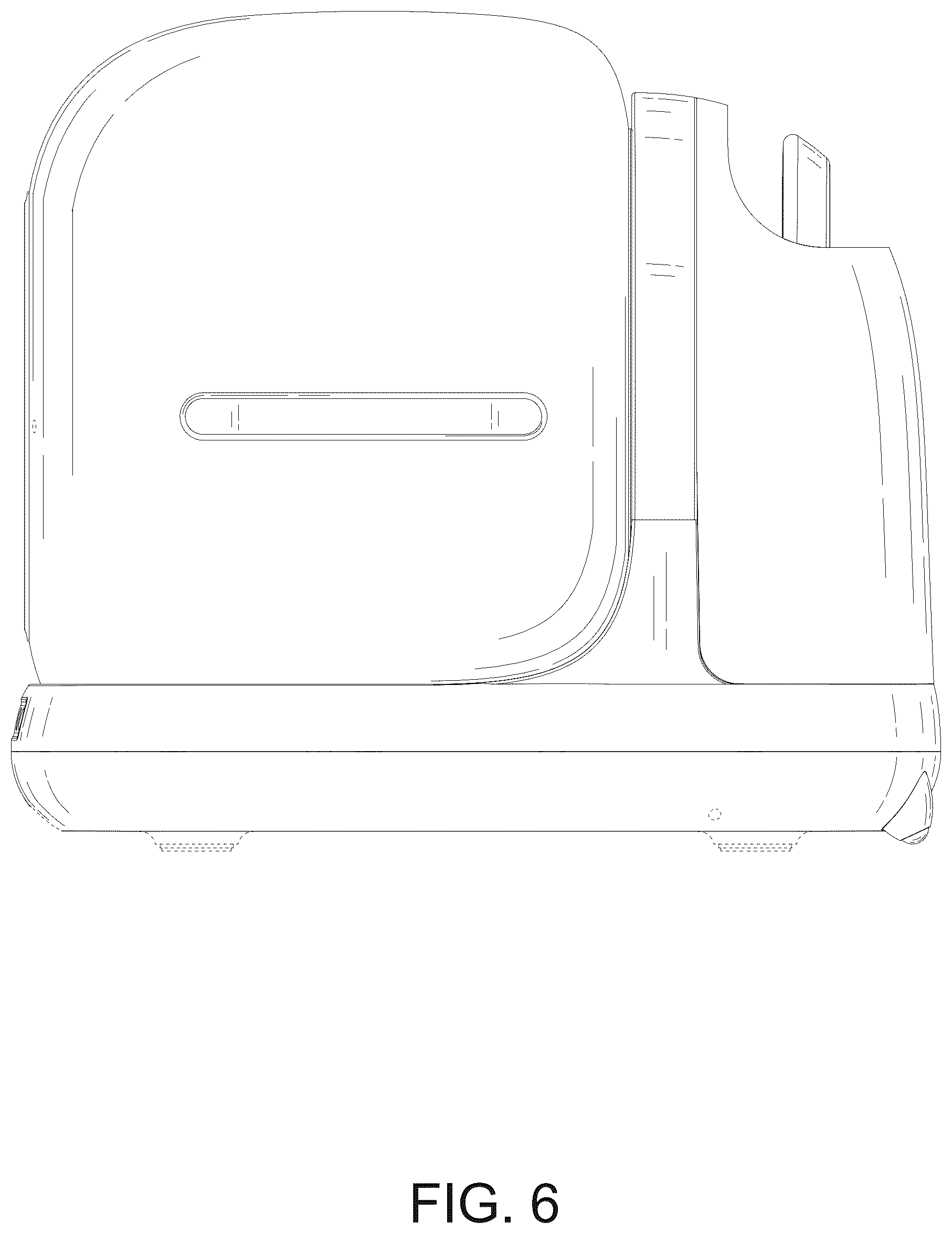 Patent USD1078192 Figure 6 – Cat litter basin