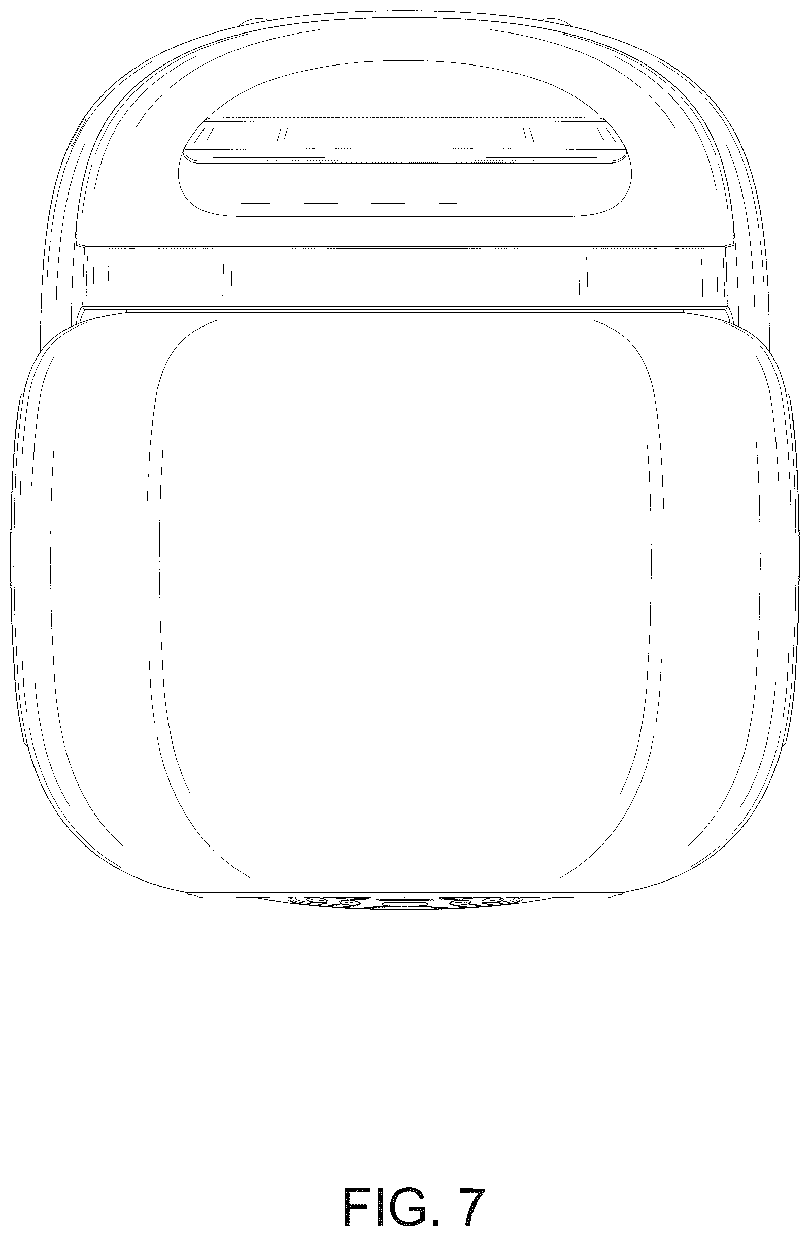 Patent USD1078192 Figure 7 – Cat litter basin
