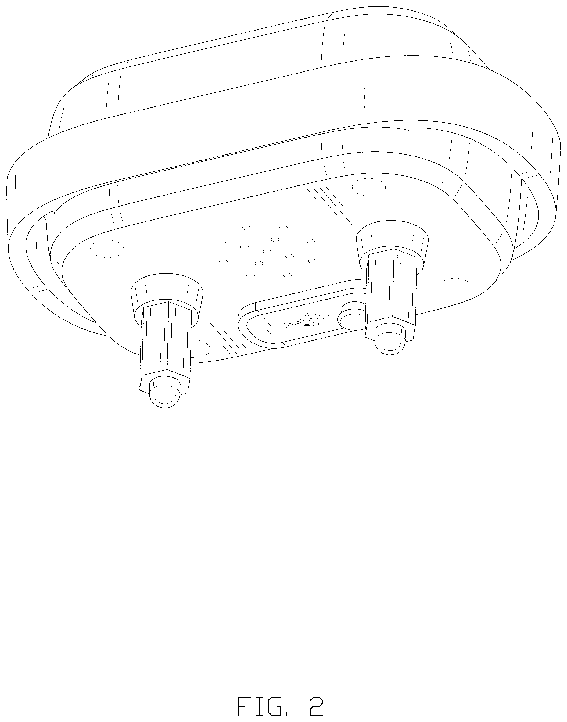 Patent USD1078195 Figure 2 – Anti-bark collar device