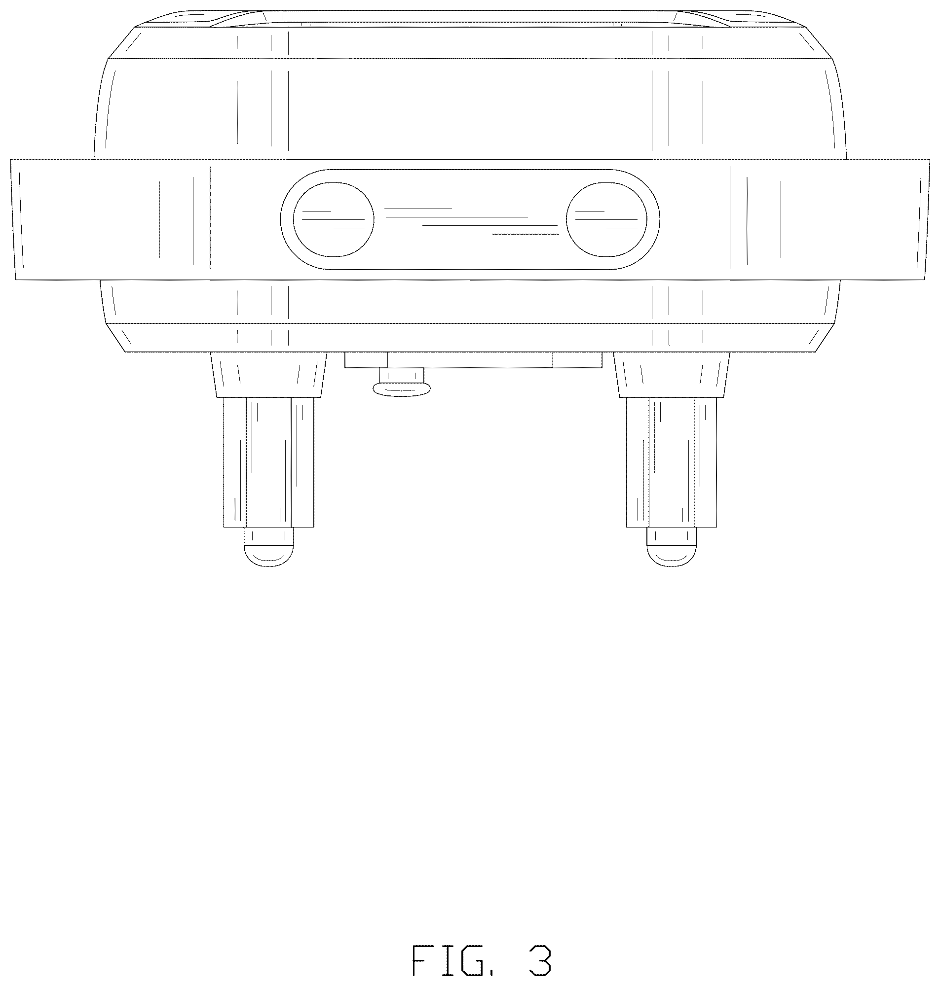 Patent USD1078195 Figure 3 – Anti-bark collar device
