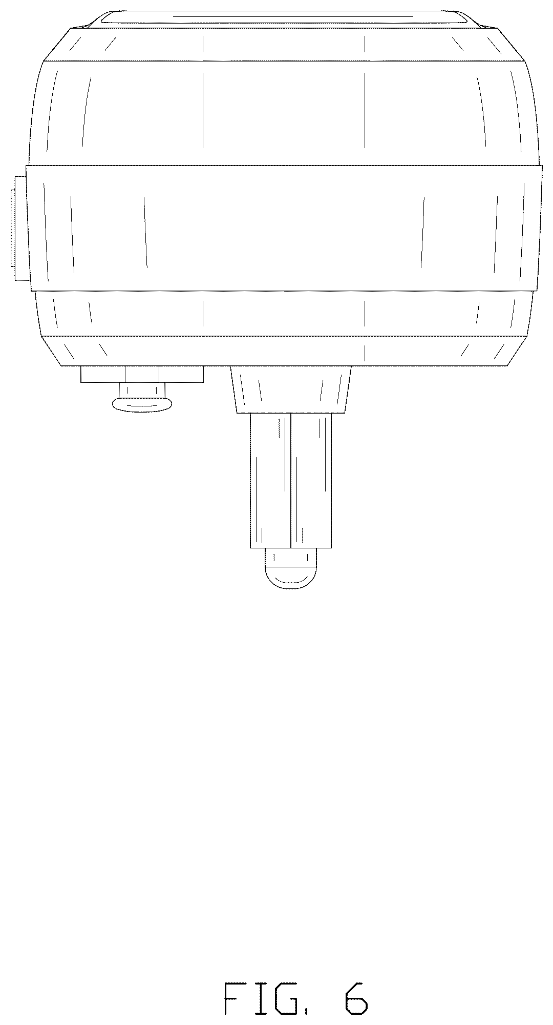 Patent USD1078195 Figure 6 – Anti-bark collar device