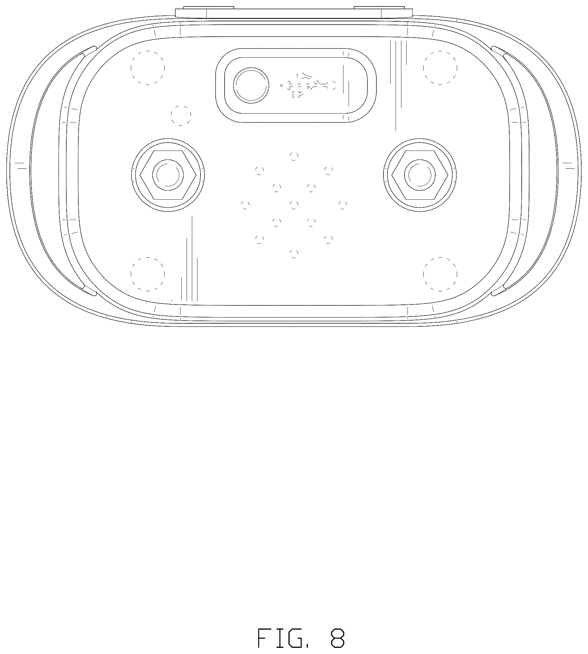 Patent USD1078195 Figure 8 – Anti-bark collar device
