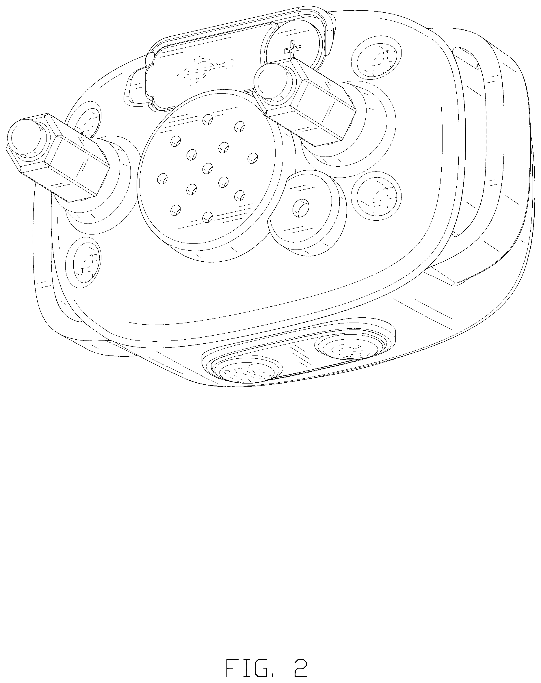 Patent USD1078196 Figure 2 – Anti-bark collar device