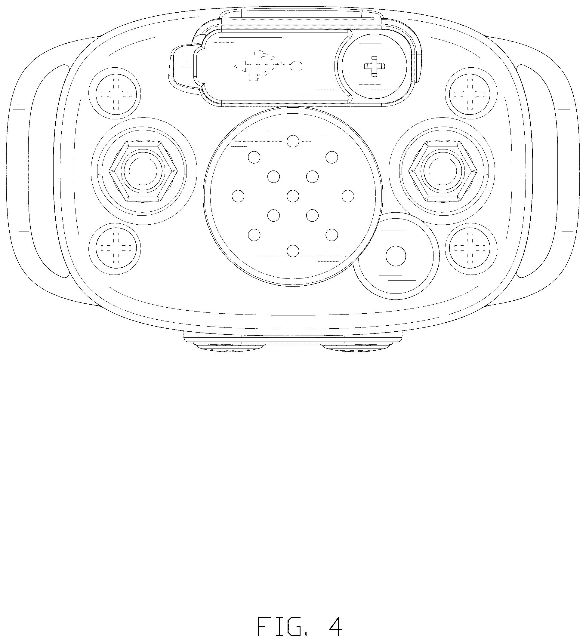Patent USD1078196 Figure 4 – Anti-bark collar device