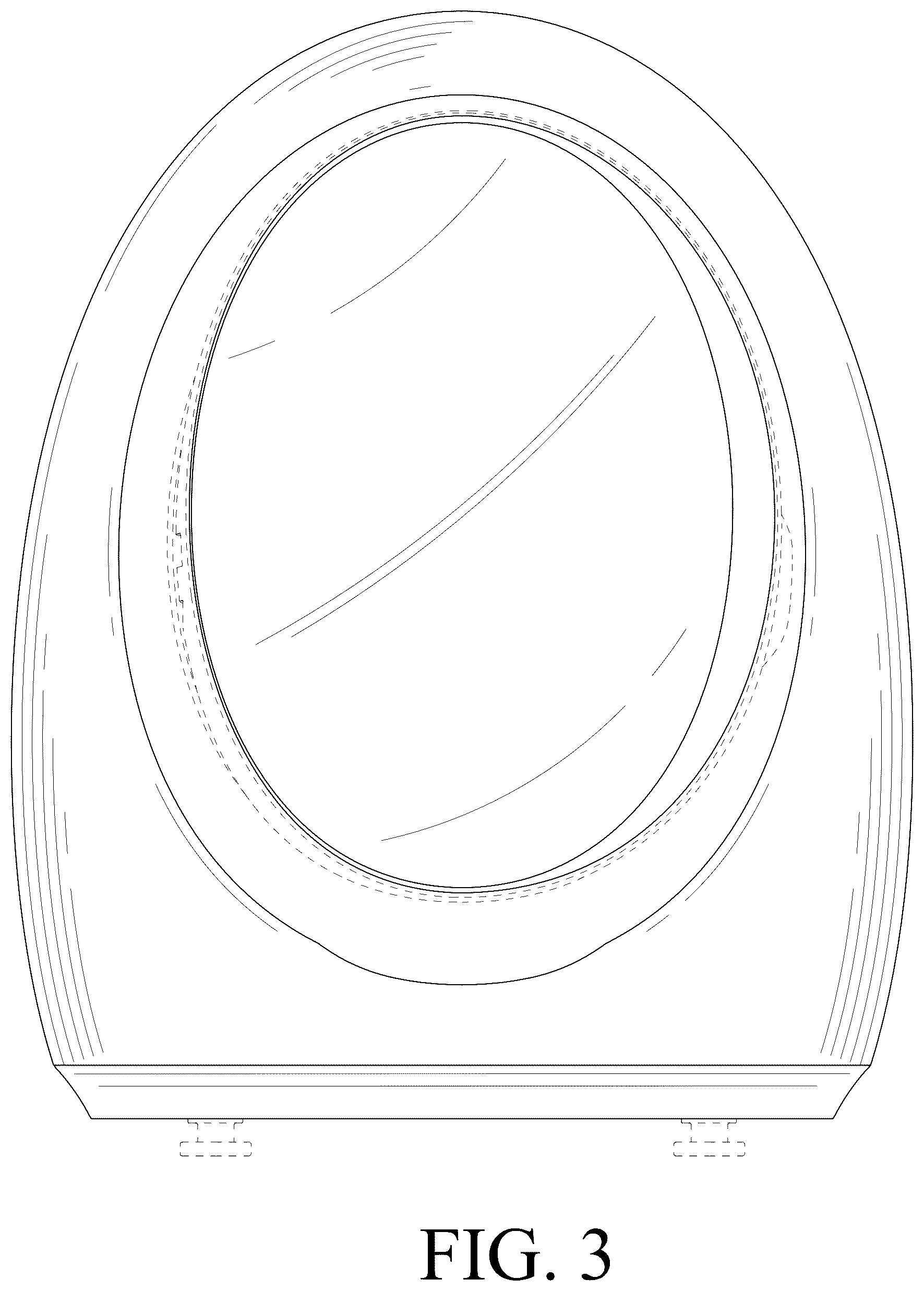 Patent USD1078198 Figure 3 – Washing machine with cloth dryer
