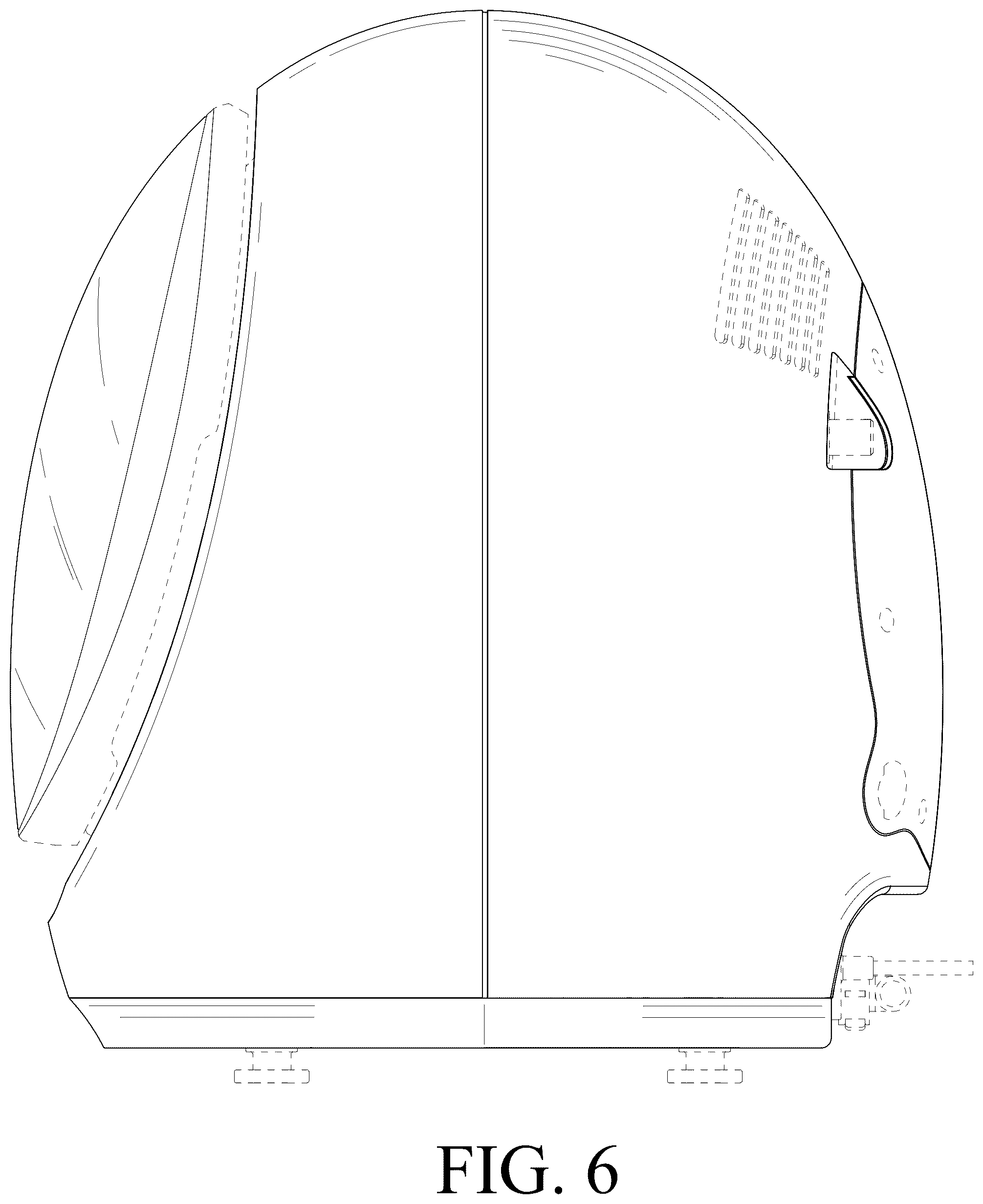 Patent USD1078198 Figure 6 – Washing machine with cloth dryer